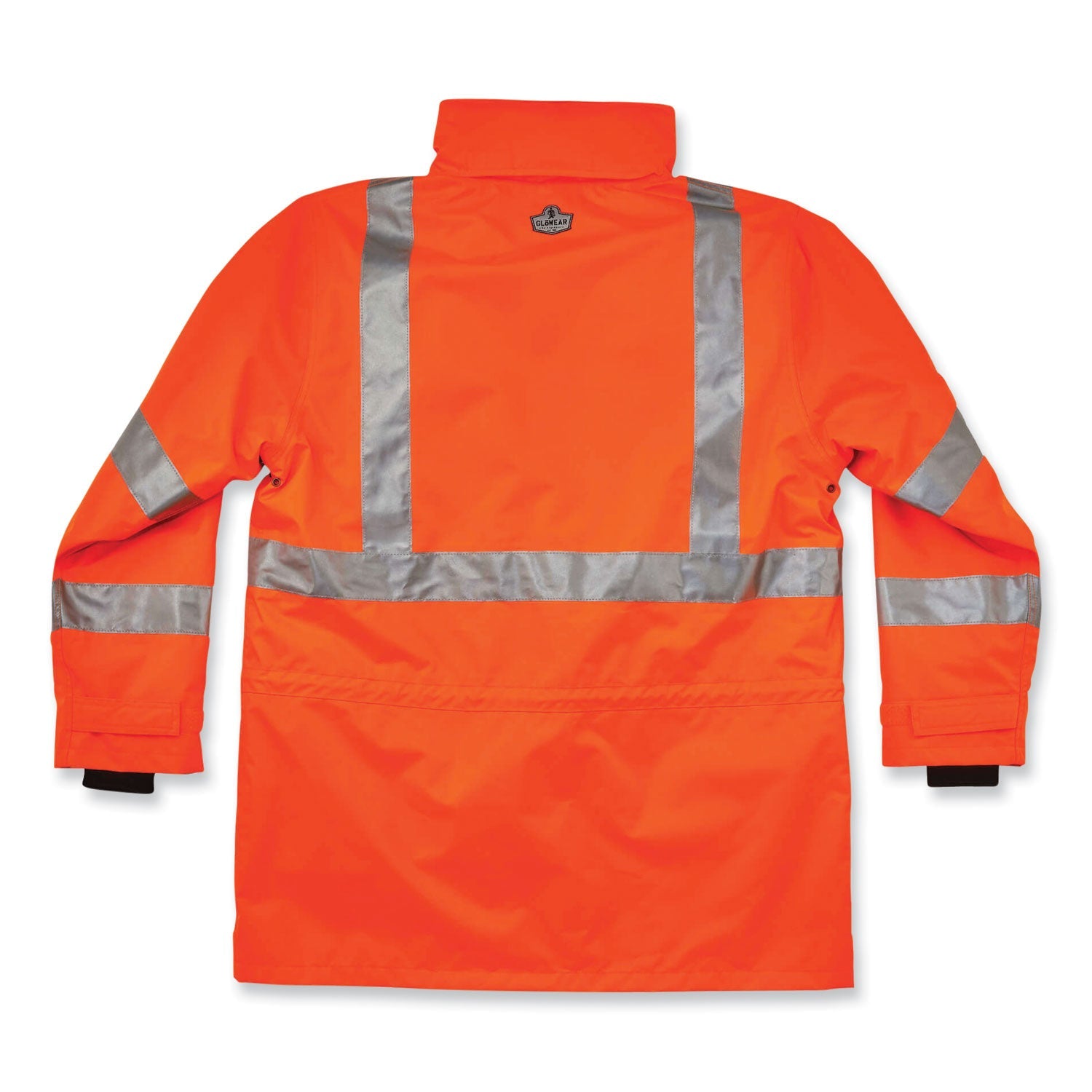 ergodyne® GloWear 8385 Class 3 Hi-Vis 4-in-1 Jacket, Medium, Orange