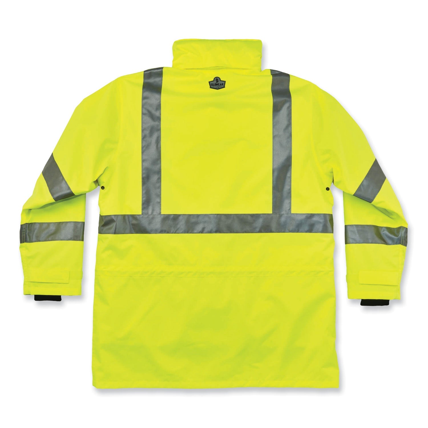 ergodyne® GloWear 8385 Class 3 Hi-Vis 4-in-1 Jacket, X-Large, Lime