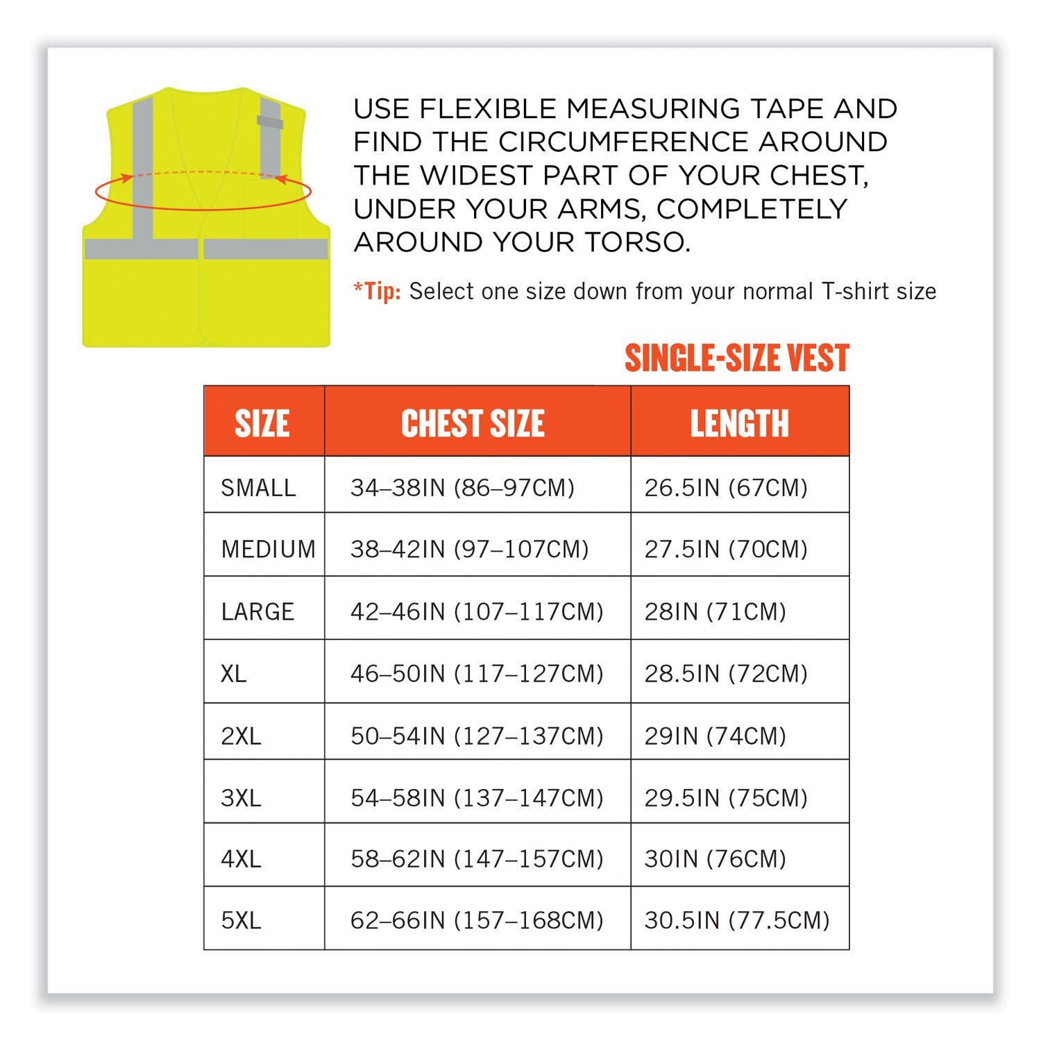 ergodyne® GloWear 8210HL-S Single Size Class 2 Economy Mesh Vest, Polyester, 3X-Large, Lime
