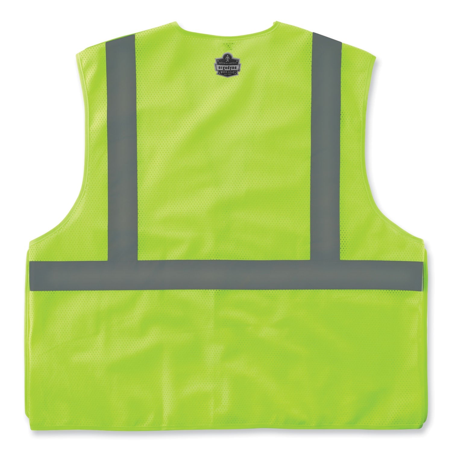 ergodyne® GloWear 8215BA-S Single Size Class 2 Economy Breakaway Mesh Vest, Polyester, 4X-Large, Lime