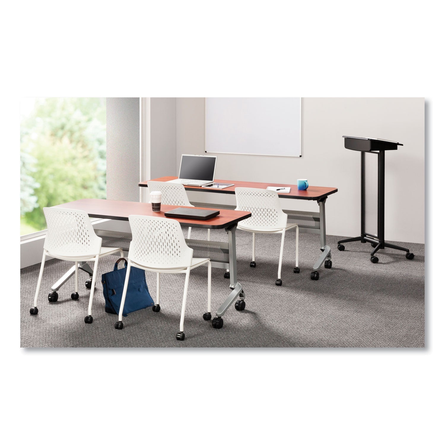 Safco® Impromptu Lectern, 26.5 x 18.75 x 46.5, Black