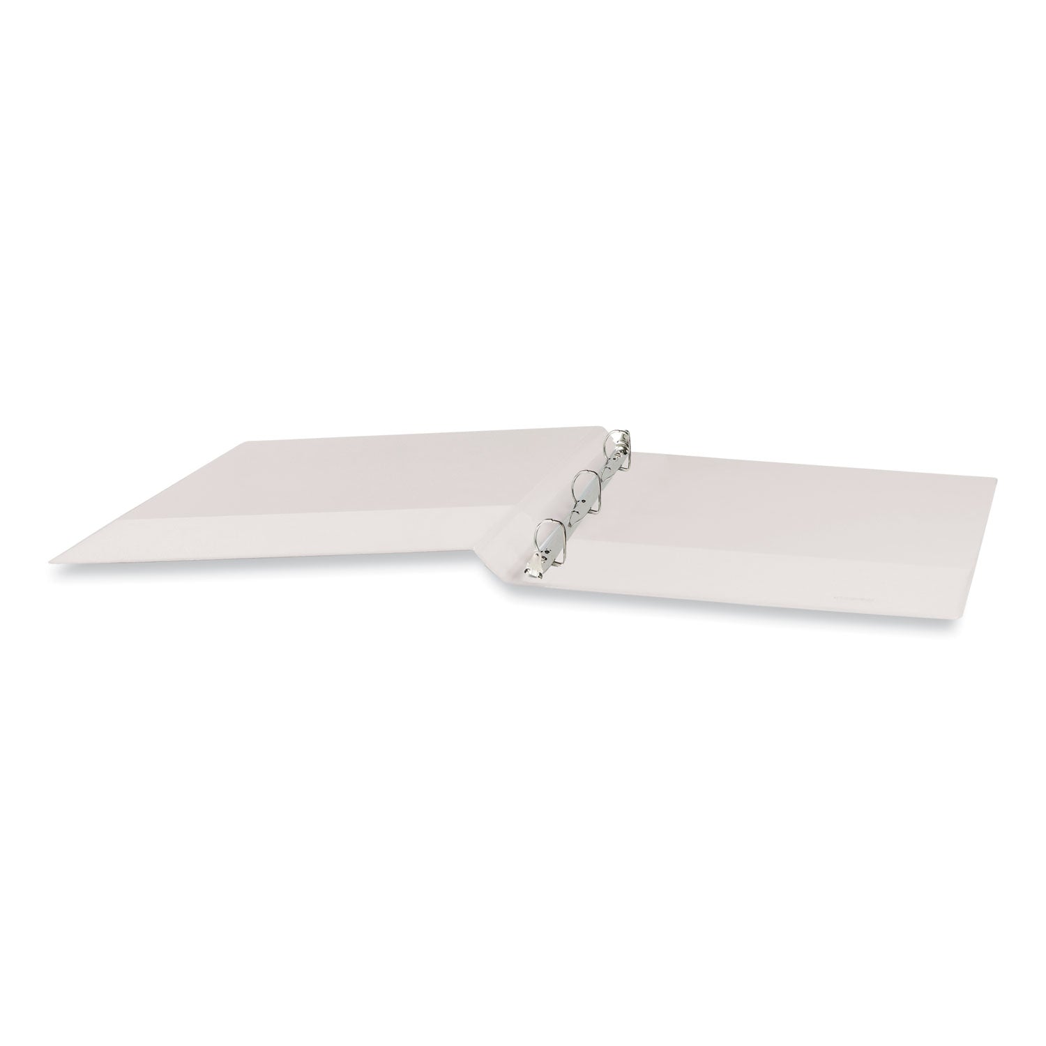 Universal® Slant D-Ring View Binder, 3 Rings, 0.5" Capacity, 11 x 8.5, White