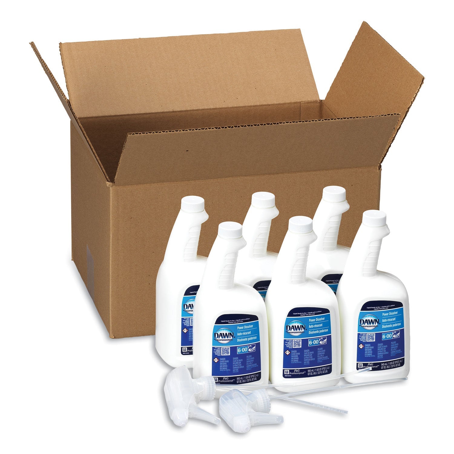 Dawn® Professional Liquid Ready-To-Use Grease Fighting Power Dissolver Spray, 32 Oz Spray Bottle, 6/carton