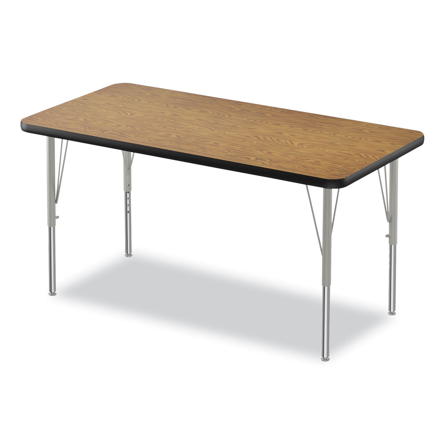 Height-Adjustable Activity Tables | 48" Oak