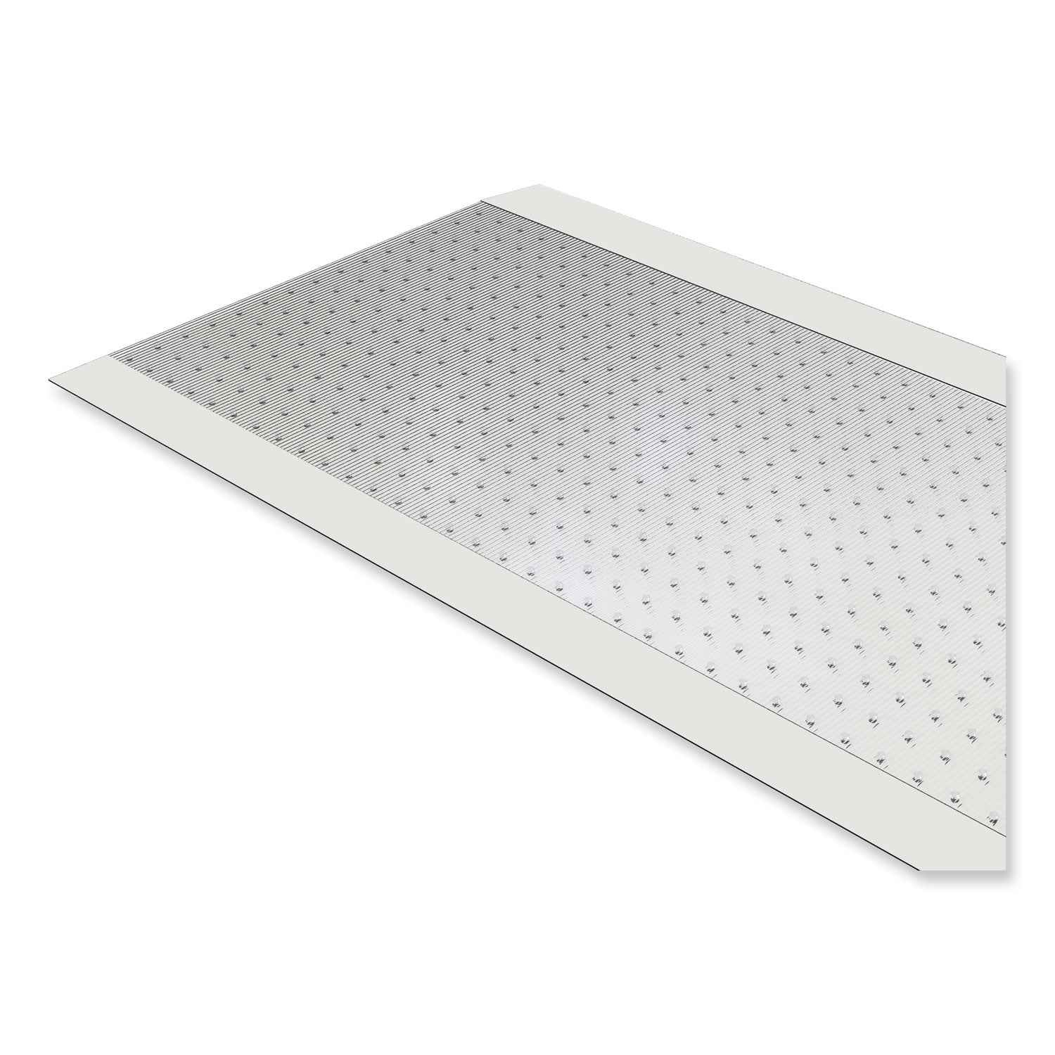ES Robbins® Ribbed Vinyl Carpet Runner, 27 x 240, Clear