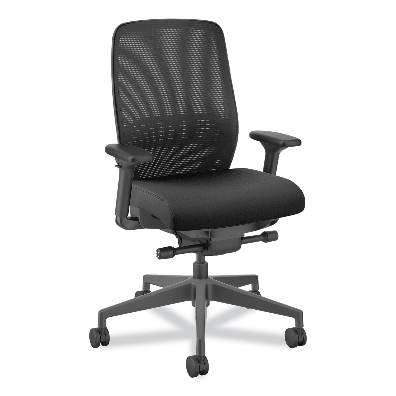 Recharge Task Chair | Adjustable Lumbar, Black