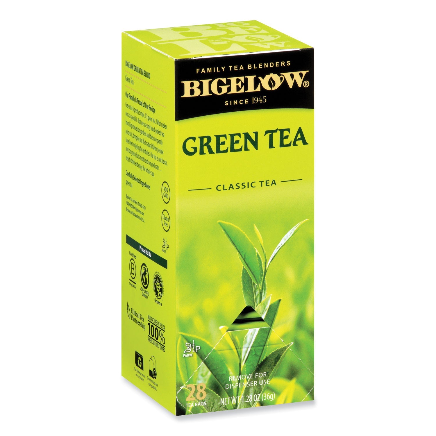 Bigelow Single Flavor Tea | Green | 28 Bags/Box