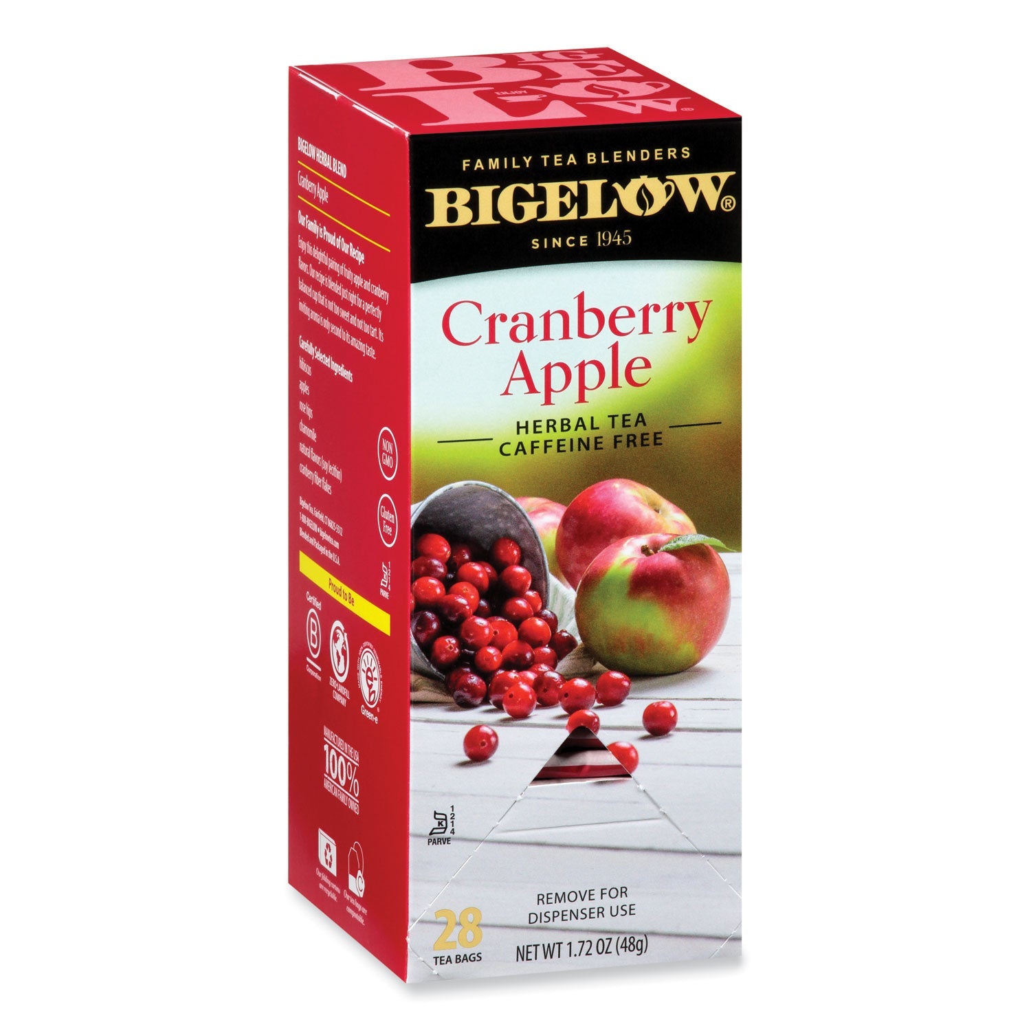Cranberry Apple Herbal Tea | 28/Box, Bigelow®