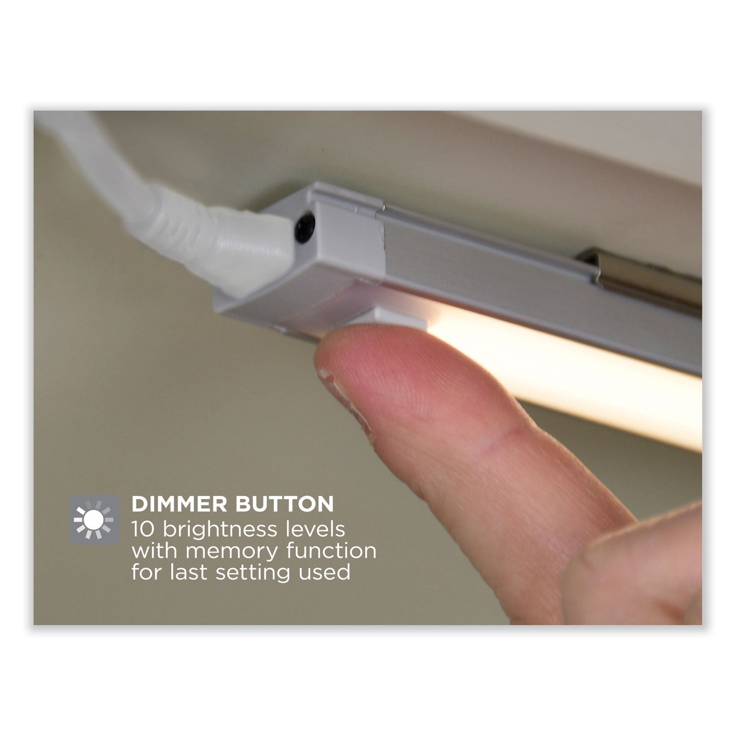 BLACK+DECKER LED Dimmable Under Counter Lighting with Motion Sensor and Magnetic Option Three-Bar Kit, 0.78w x 0.39h