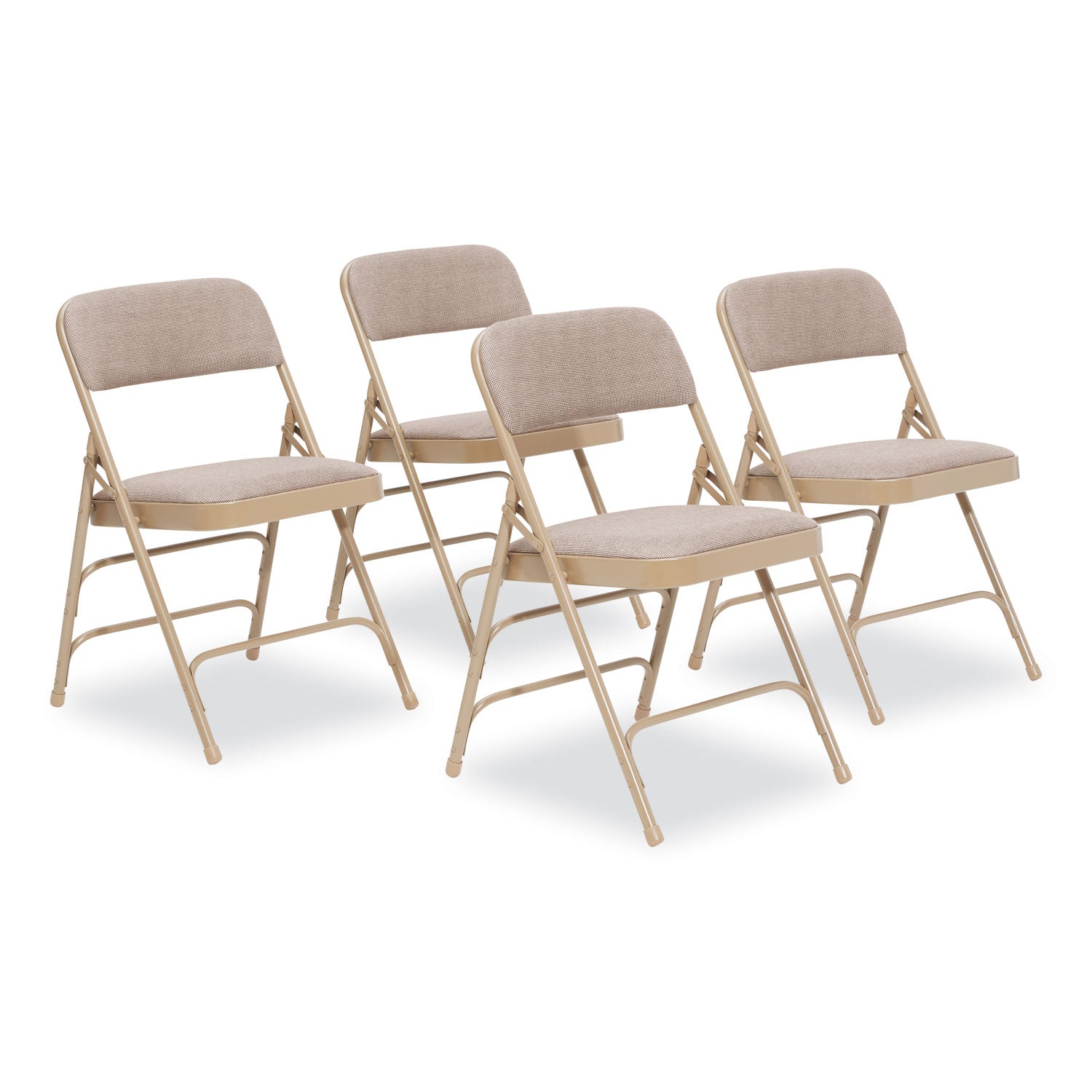 2300 Series Fabric Folding Chair | Beige, 4/Carton