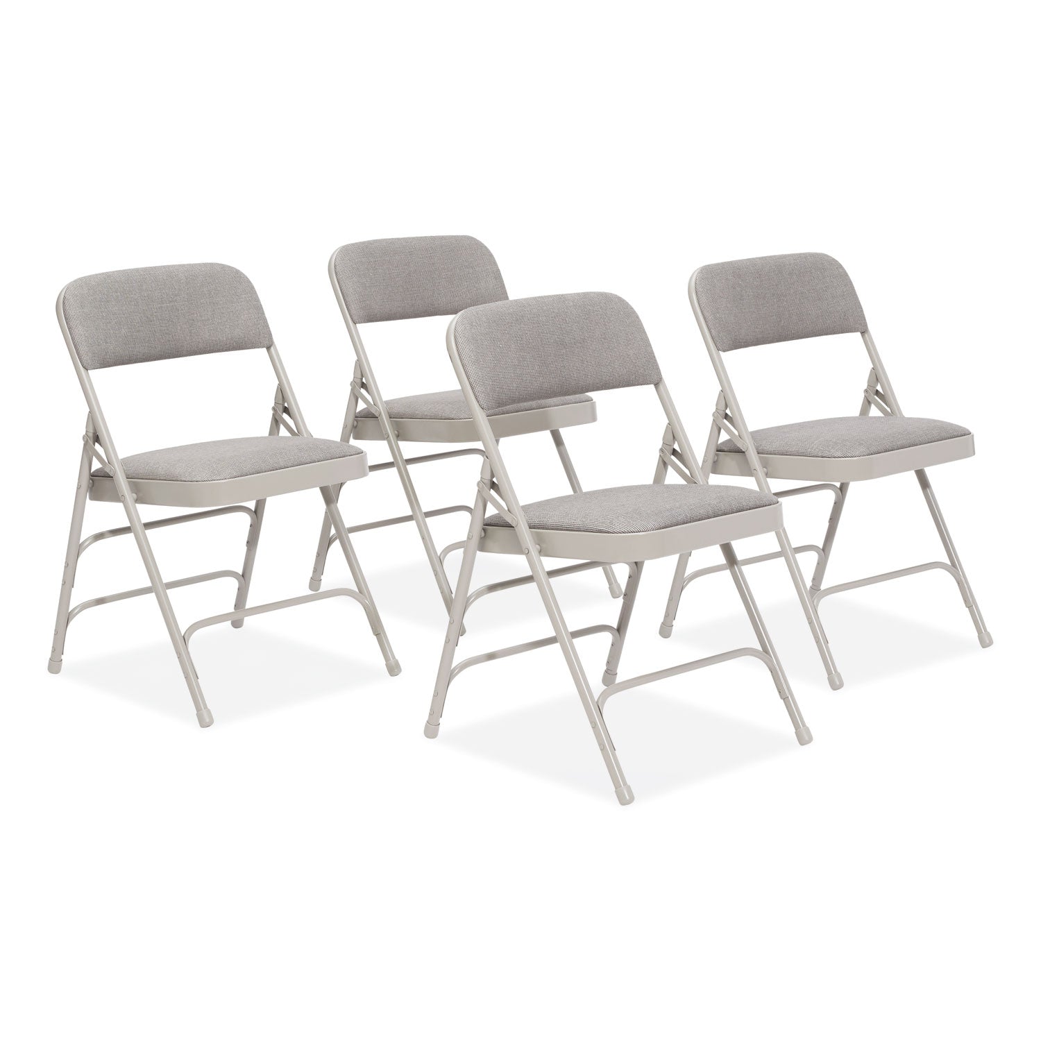 2300 Series Fabric Folding Chair | Gray, 4/Carton