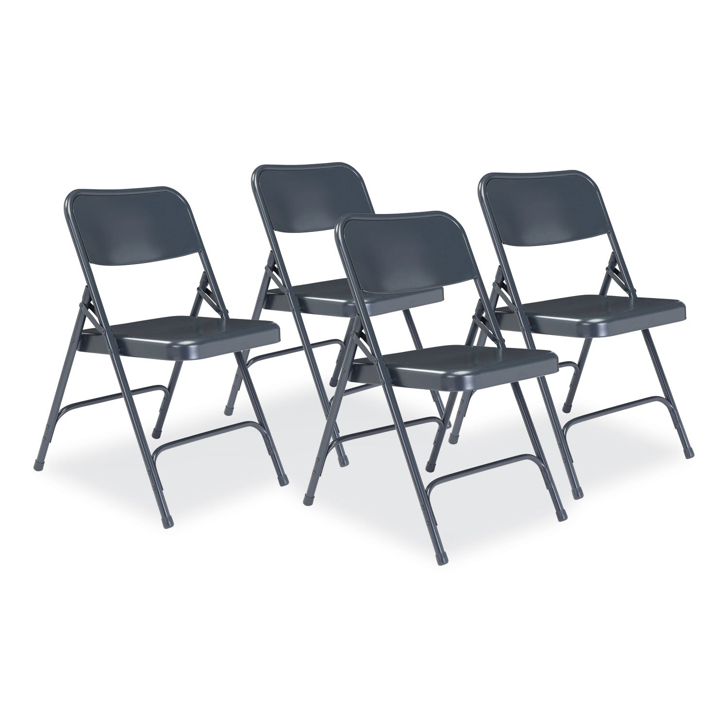 200 Series All-Steel Folding Chair | Blue, 4/Carton