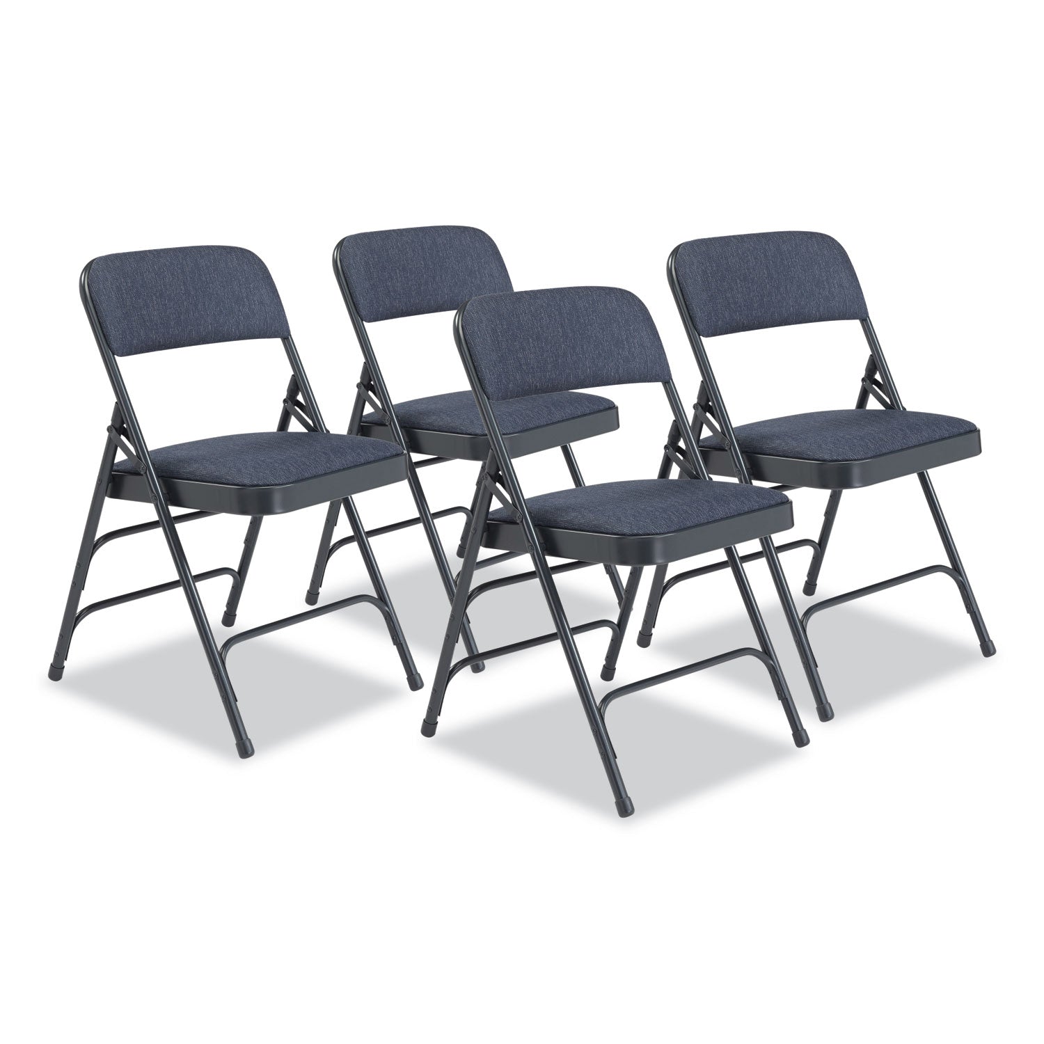 2300 Series Fabric Folding Chair | Blue, 4/Carton