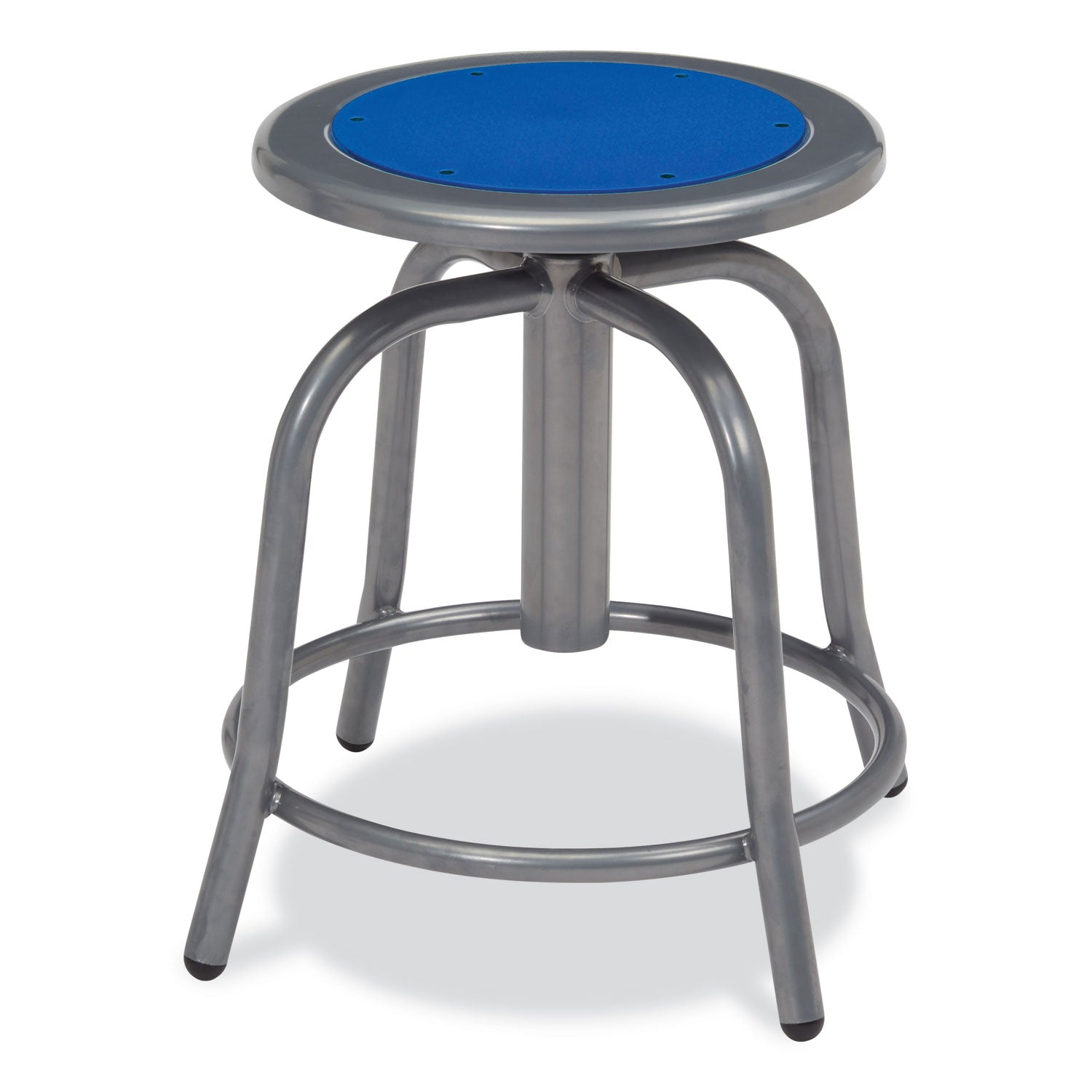 Adj Height Metal Seat Stool | 18"-24", Persian Blue