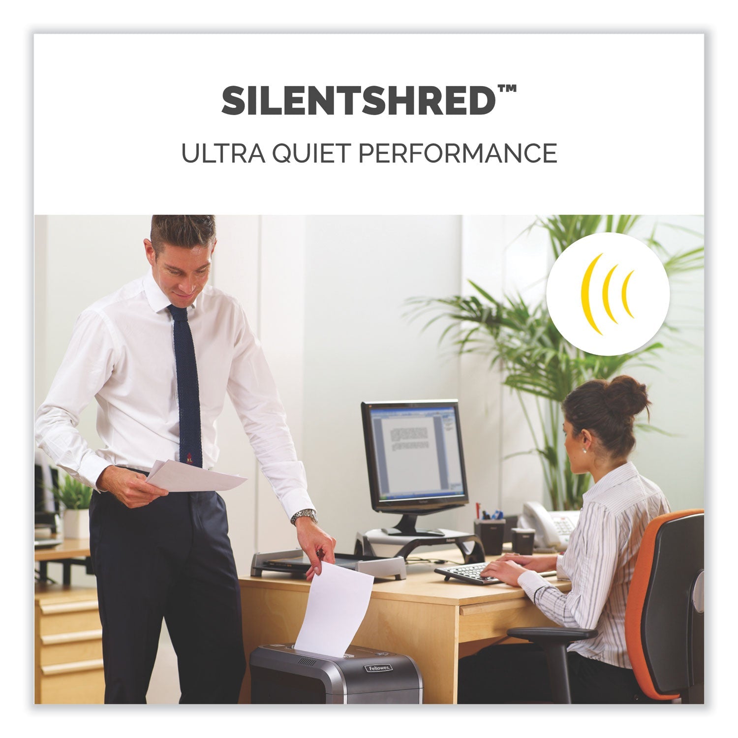 Fellowes® Powershred 99ci 100% Jam Proof Cross-Cut Shredder, 18 Manual Sheet Capacity