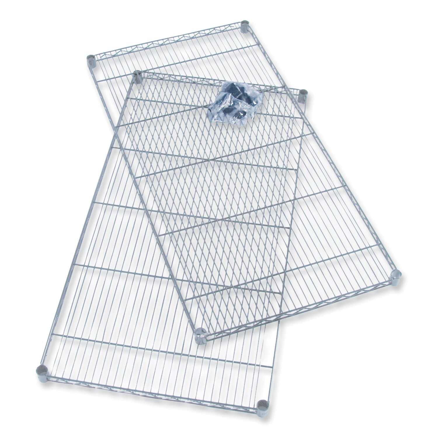 Safco® Industrial Extra Shelf Pack, 36w x 24d x 1.5h, Steel, Metallic Gray, 2/Pack