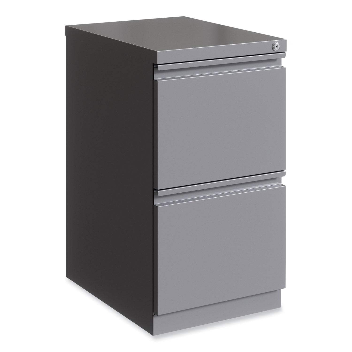 Mobile Pedestal File | 2-Drawer Arctic Silver