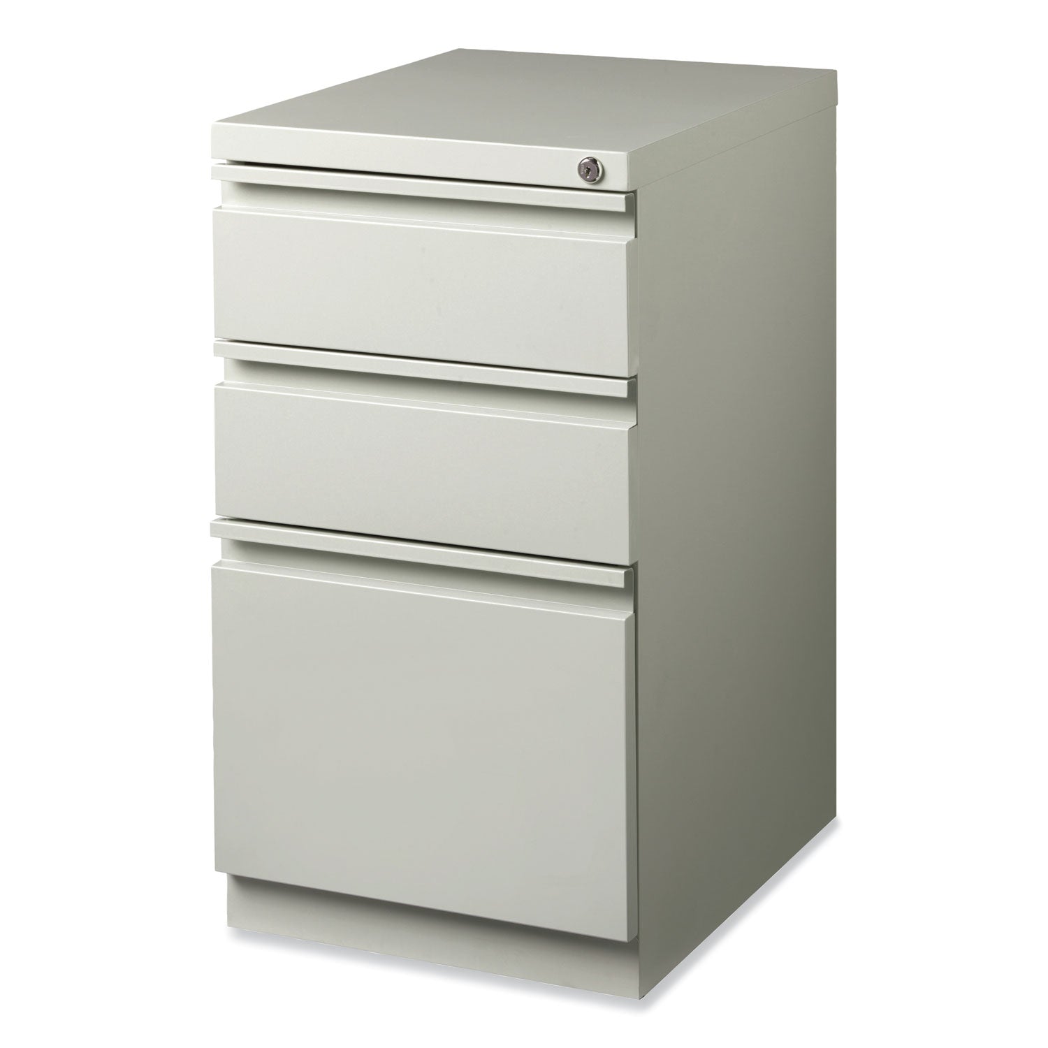 Mobile Pedestal File | 3-Drawer, Light Gray