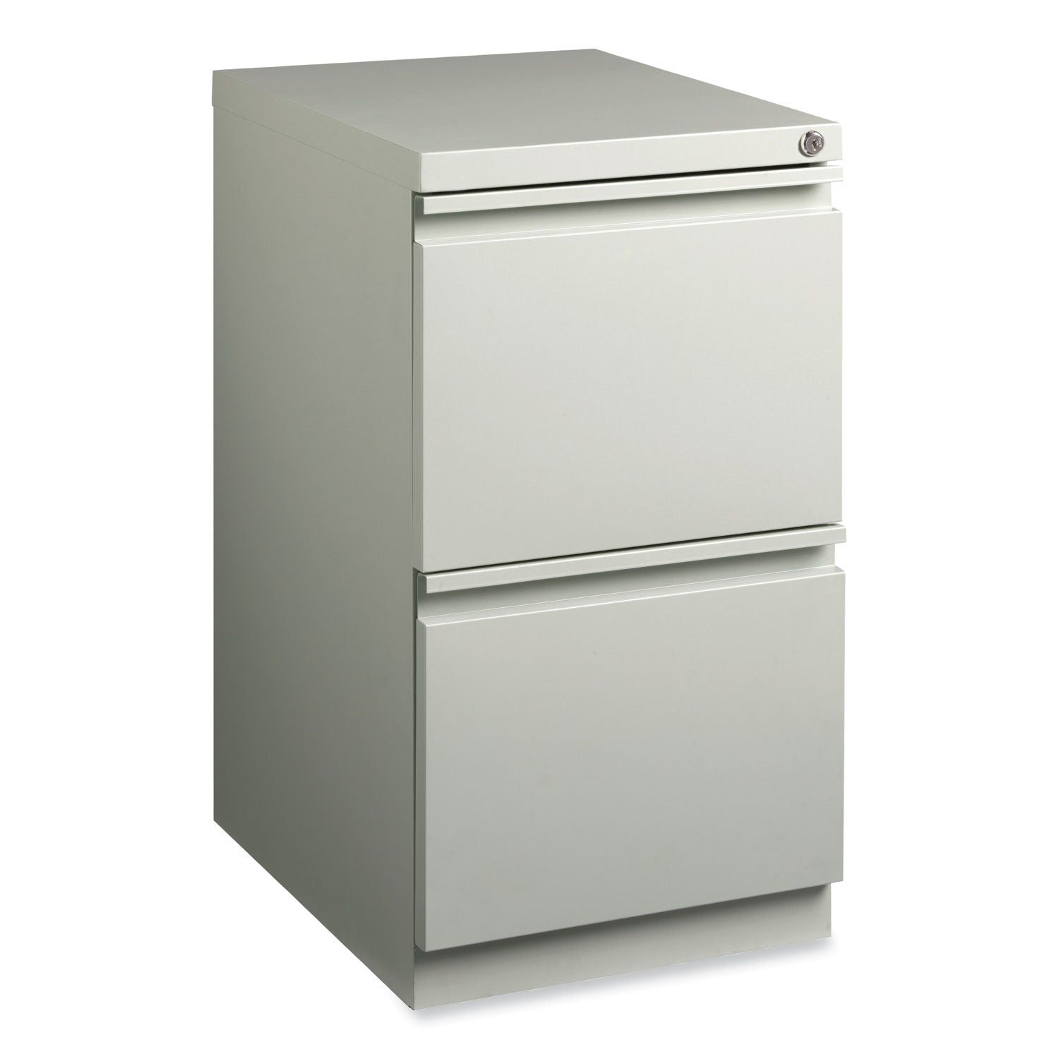Mobile Pedestal File | Hirsh 2-Drawer, Light Gray