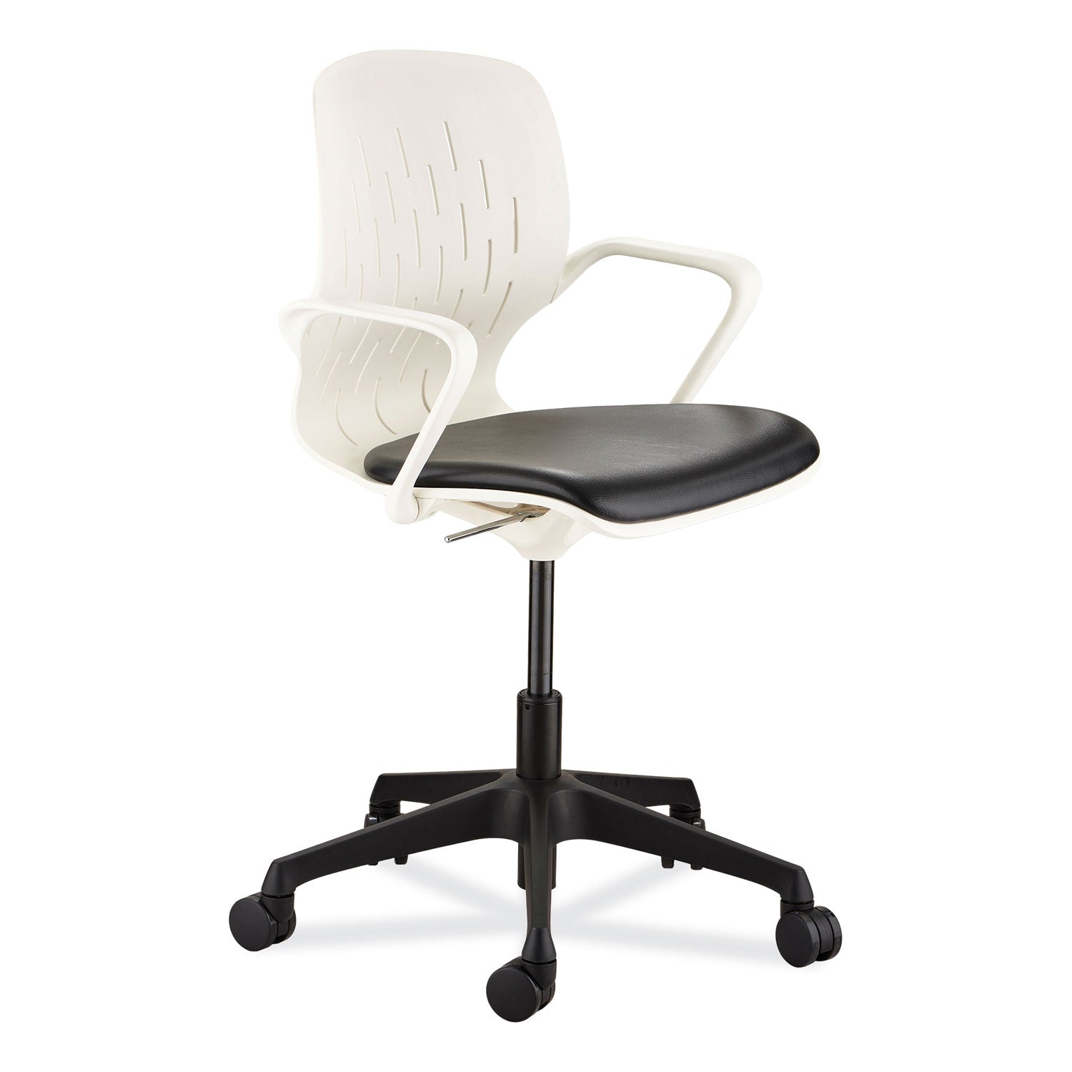 Safco Shell Desk Chair | Black/White
