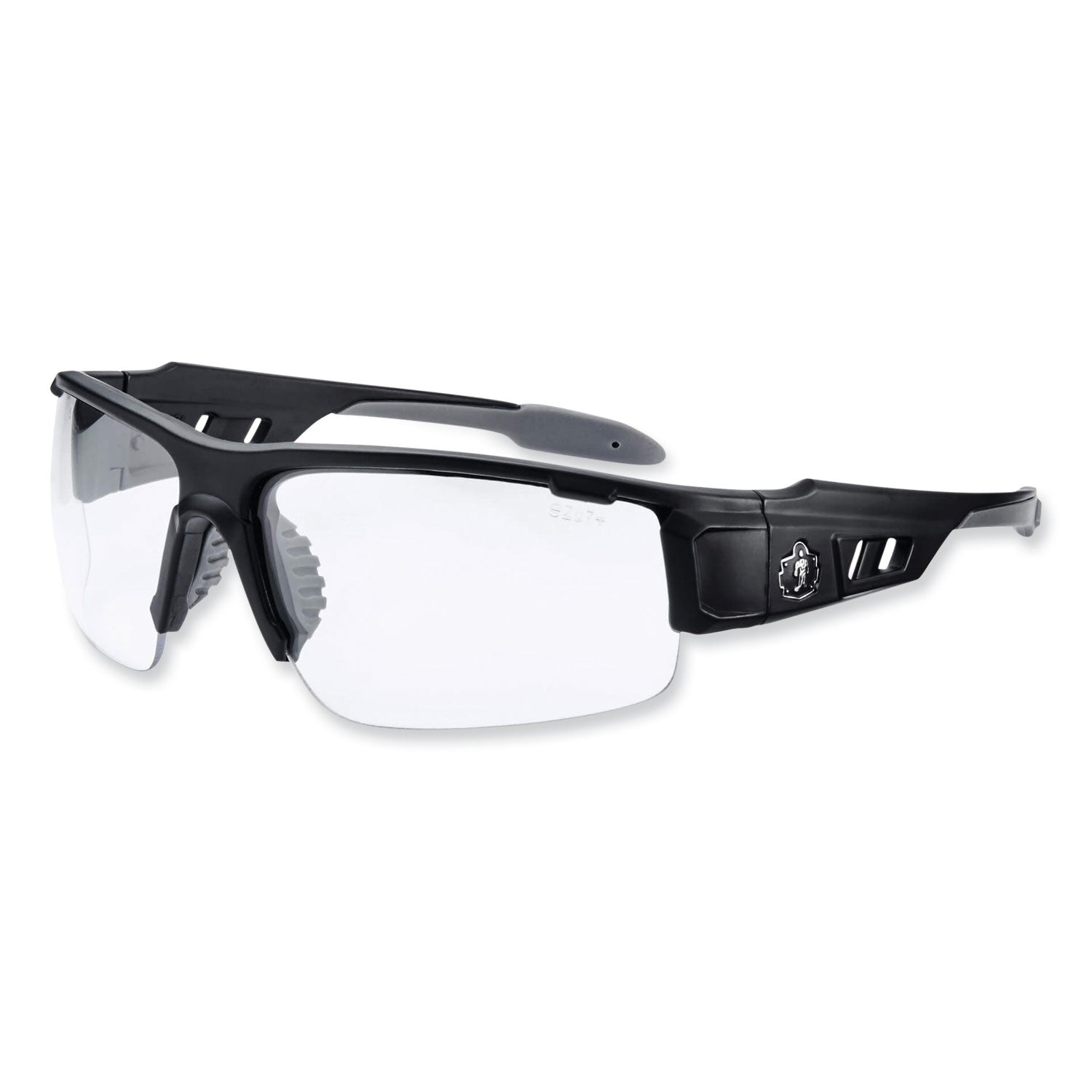 Skullerz Dagr Safety Glasses | Black Frame/Clear