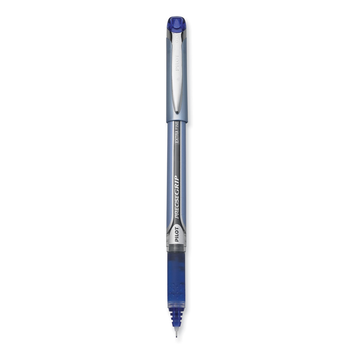 Pilot® Precise Grip Rollerball Pen, Stick, Extra-Fine 0.5 mm, Blue Ink, Blue Barrel