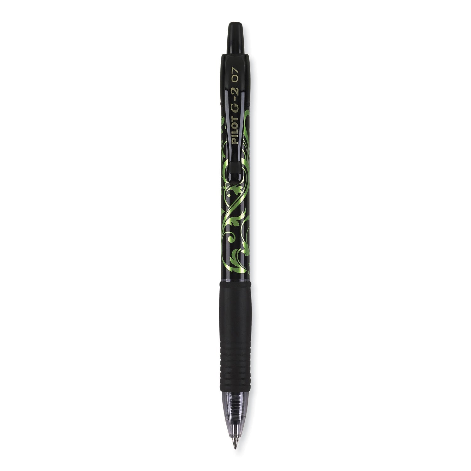 Pilot® G2 Fashion Premium Gel Pen, Retractable, Fine 0.7 Mm, Black Ink, Assorted Barrel Colors, 5/pack