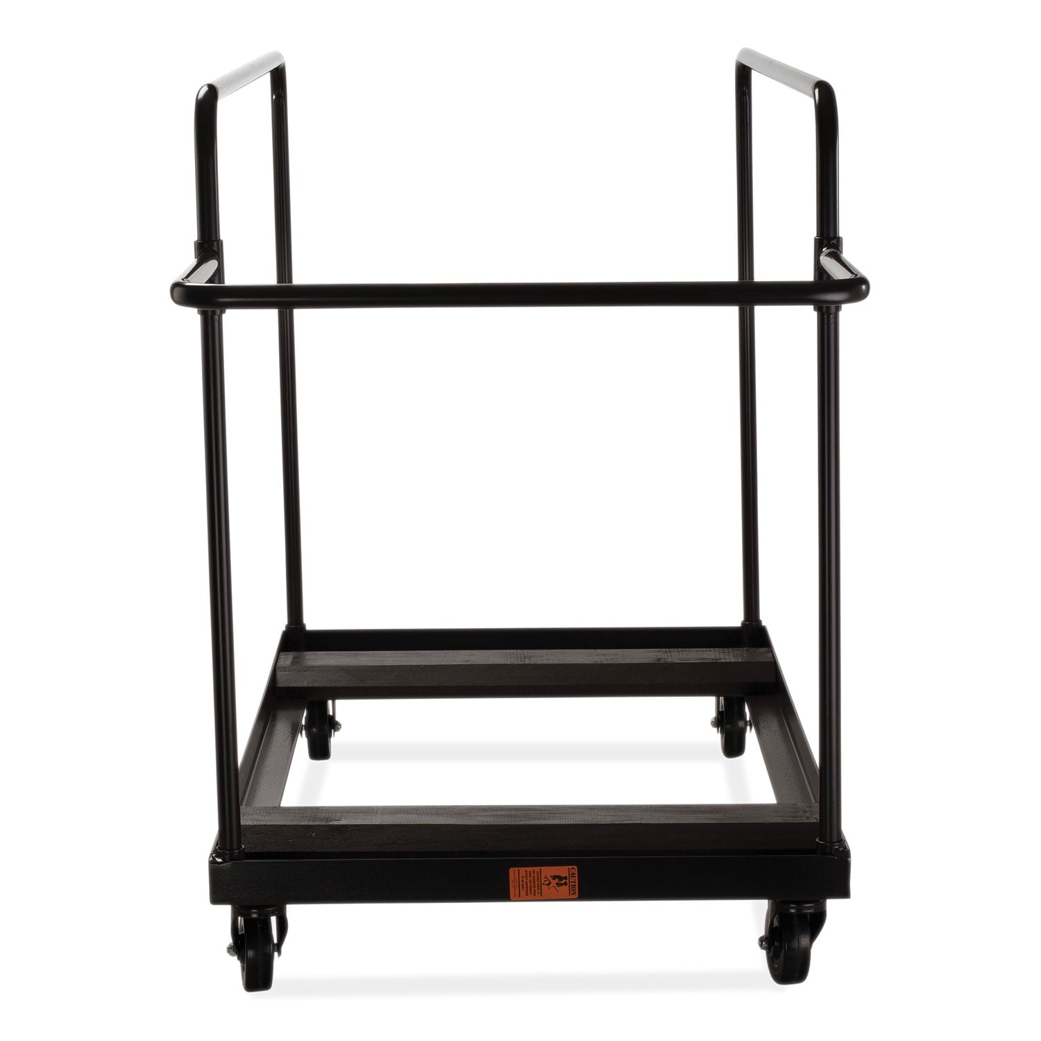 NPS® Folding Table Dolly for Round Tables, 660 lb Capacity, 40.5 x 28 x 61.5, Brown - Bloom Skins