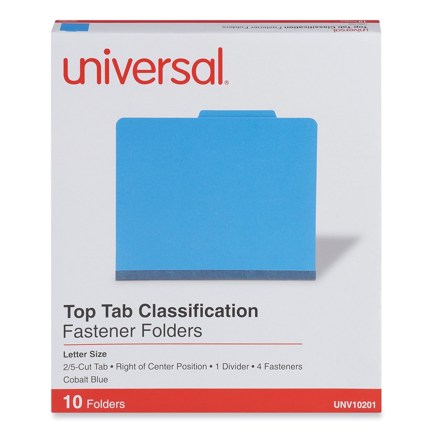 Bright Pressboard Classification Folders | Blue