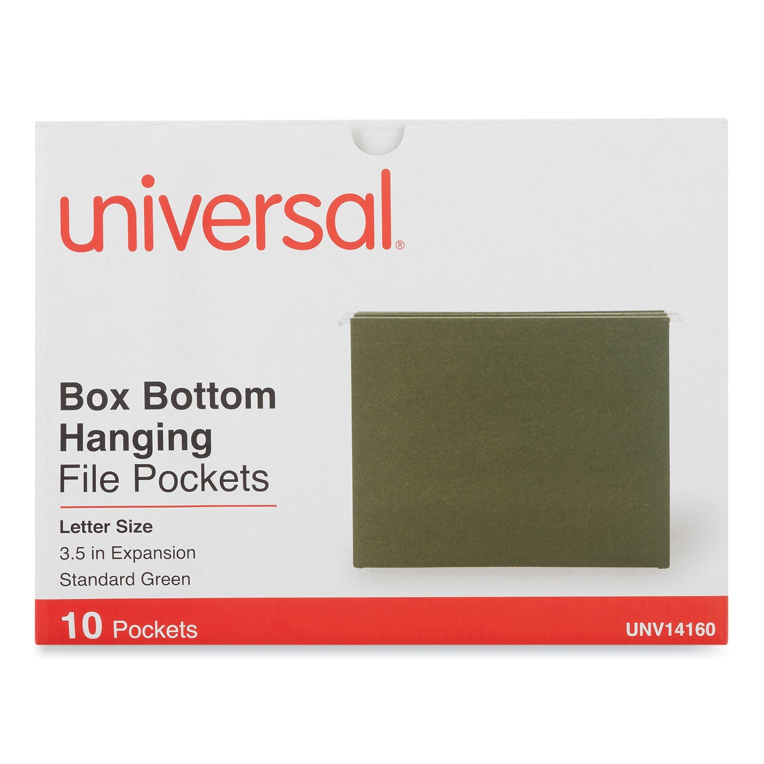 Hanging Box Bottom File Pockets | 3.5" Letter