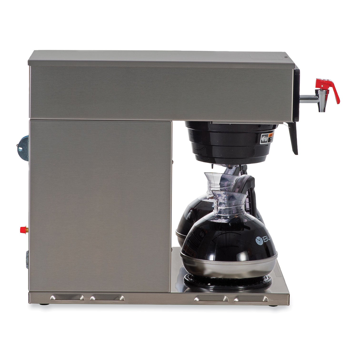 BUNN® Axiom 15-3 12-Cup Low Profile Automatic Coffee Brewer, Gray/Stainless Steel