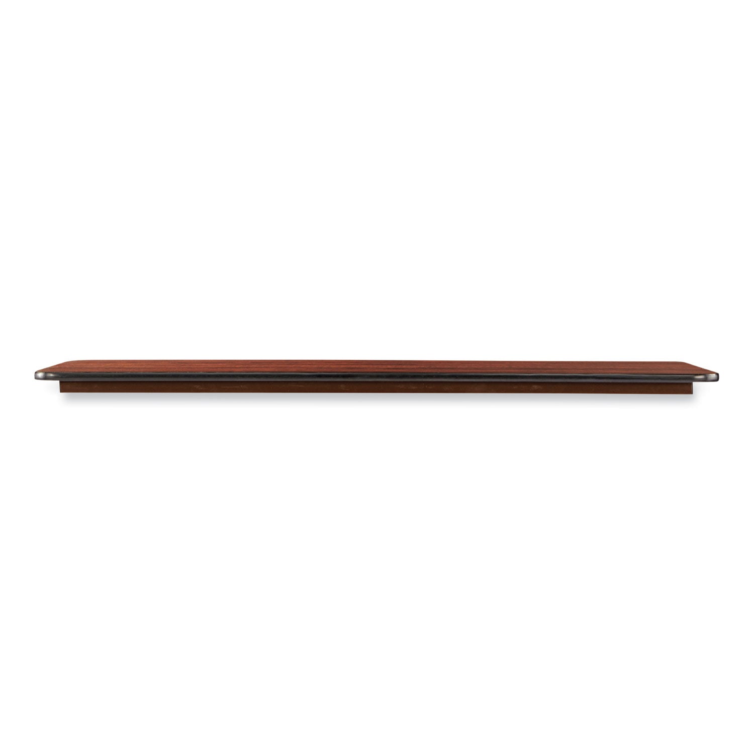 Alera® Wood Folding Table, Rectangular, 59.88w X 17.75d X 29.13h, Mahogany