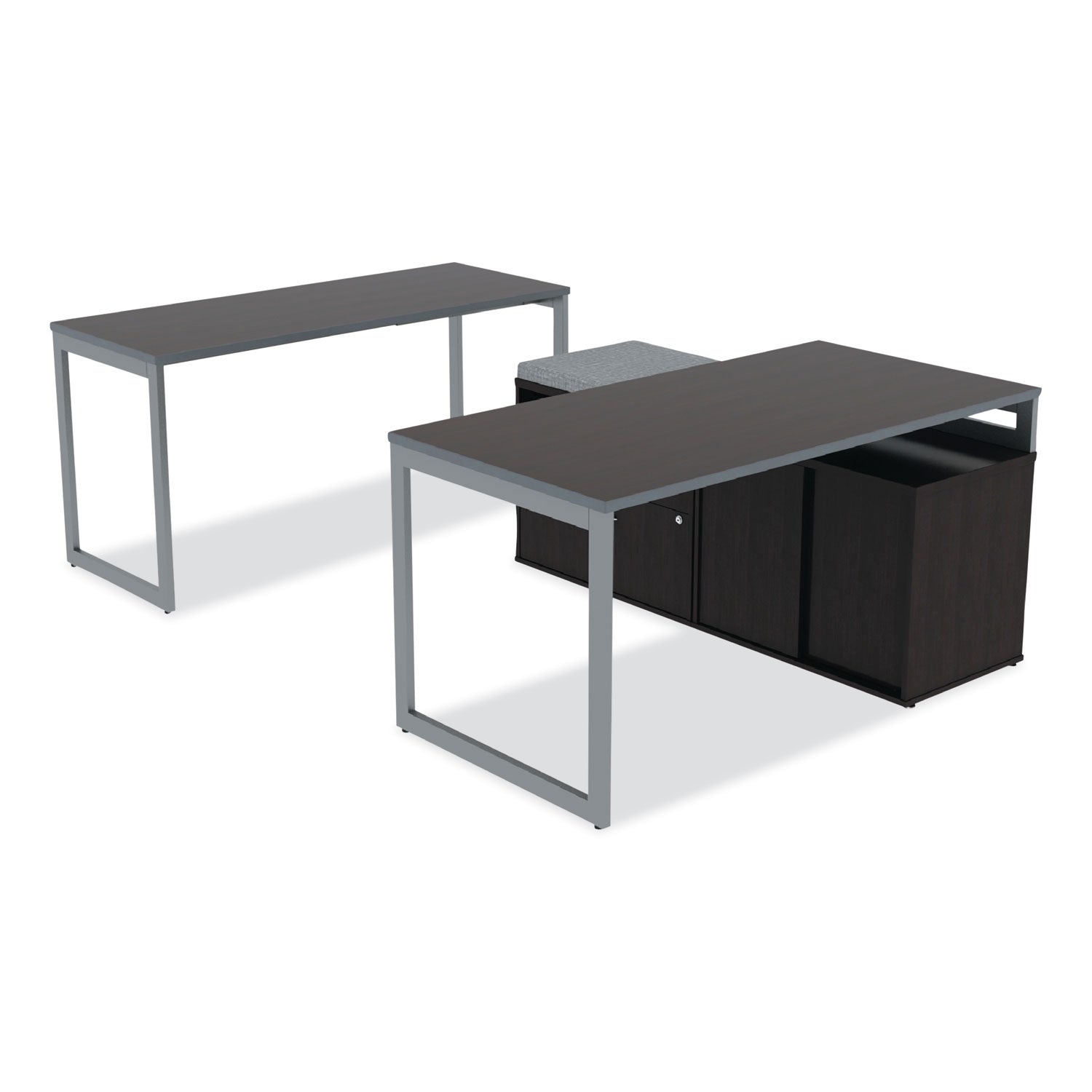 Alera® Alera Open Office Desk Series Low Storage Cabinet Credenza, Woodgrain Laminate, 29.5" x 19.13" x 22.78", Espresso