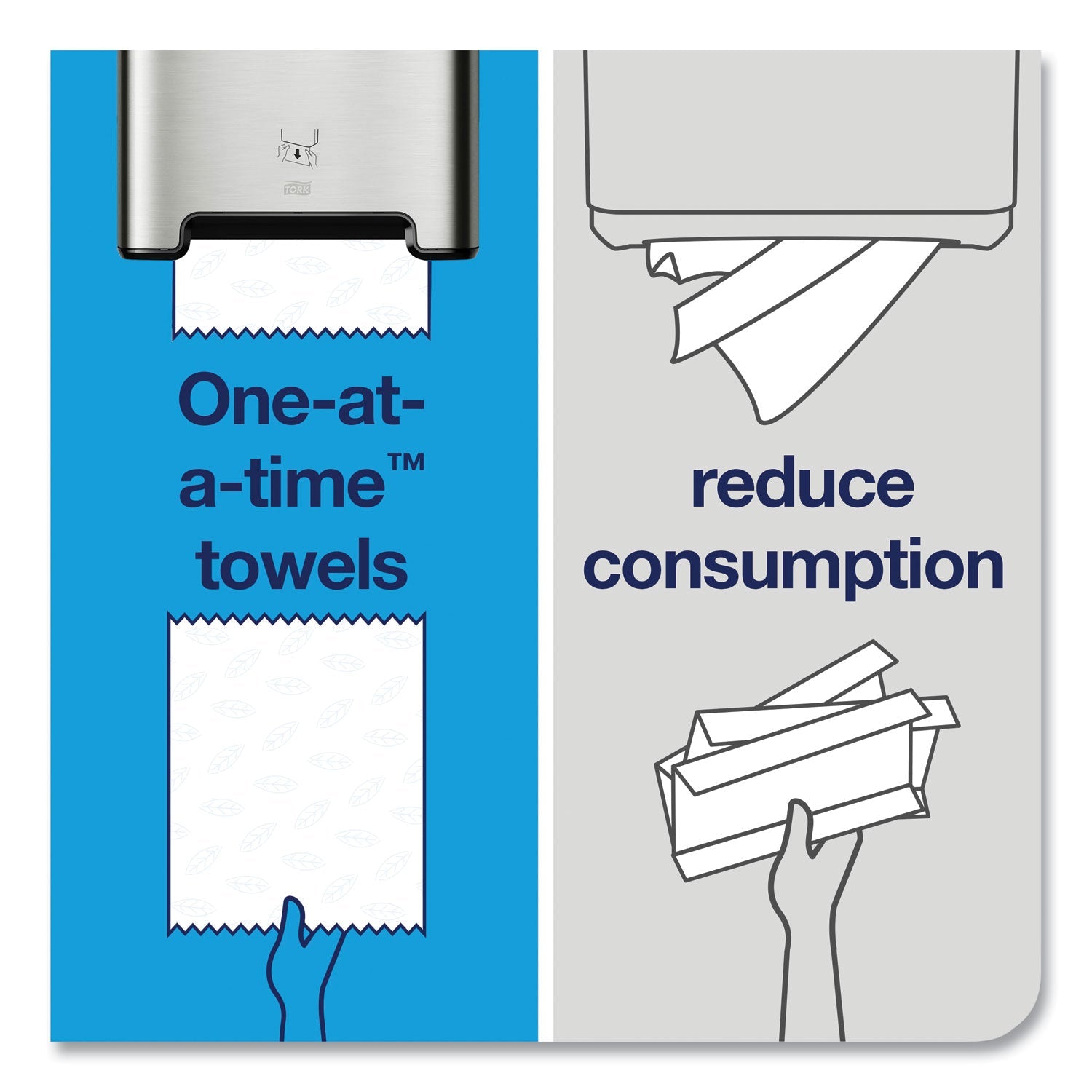 Tork® Image Design Matic Hand Towel Roll Dispenser, 13.58 X 8.07 X 15.75, Stainless Steel