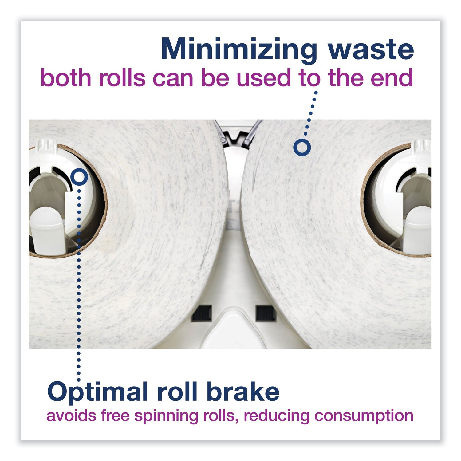Tork® Elevation Bath Tissue Mini-Jumbo Roll Twin Dispenser, 17 x 5.69 x 10.13, Black