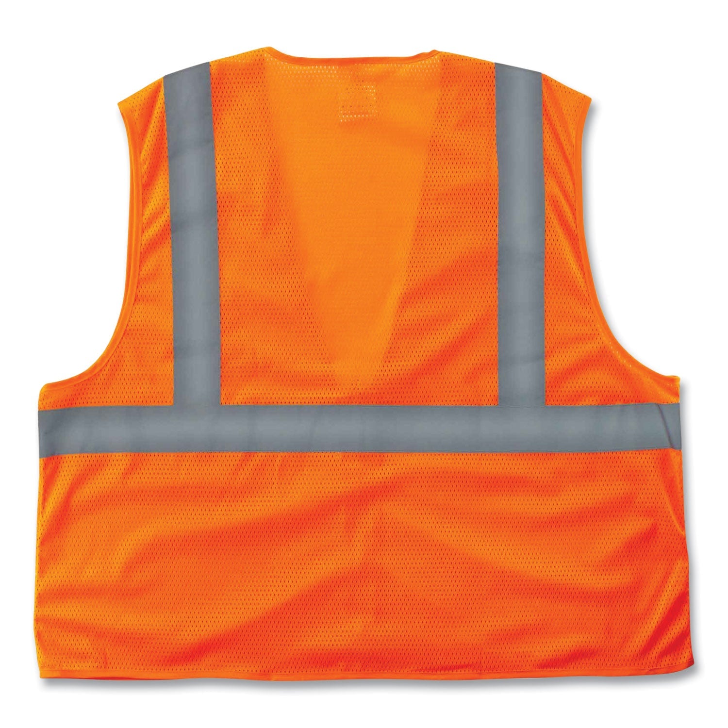 ergodyne® GloWear 8205Z Class 2 Super Economy Mesh Vest, Polyester, Orange, Small/Medium