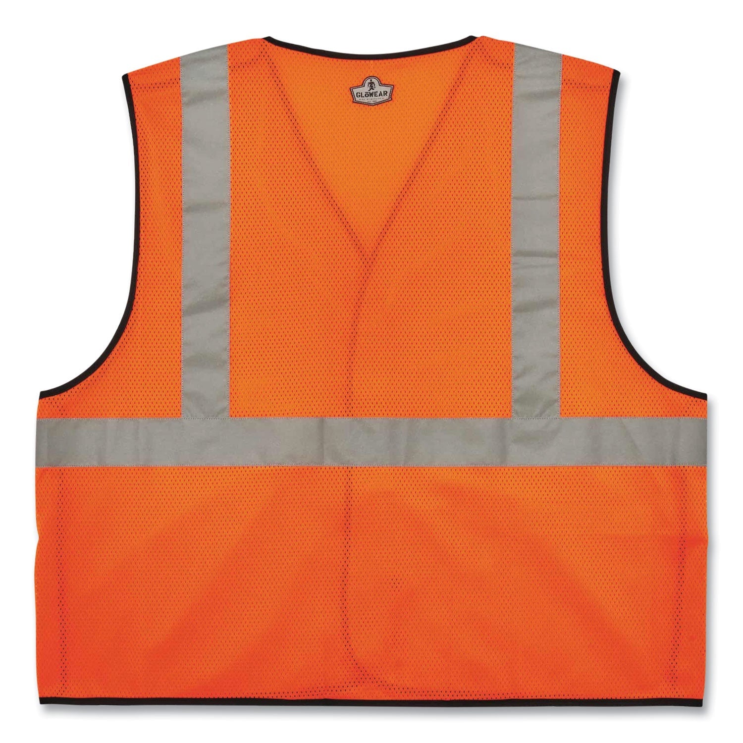 ergodyne® GloWear 8216BA Class 2 Breakaway Mesh ID Holder Vest, Polyester, 2X-Large/3X-Large, Orange