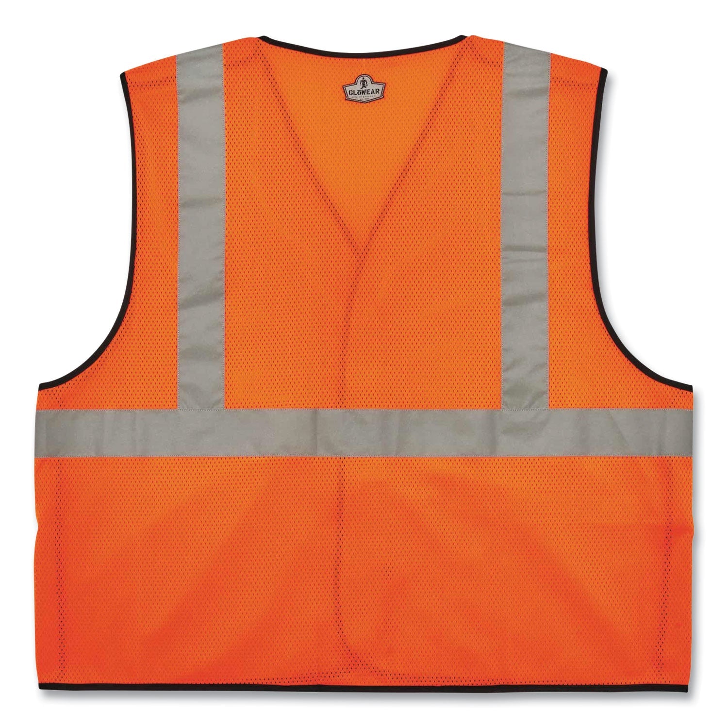 ergodyne® GloWear 8216BA Class 2 Breakaway Mesh ID Holder Vest, Polyester, 4X-Large/5X-Large, Orange