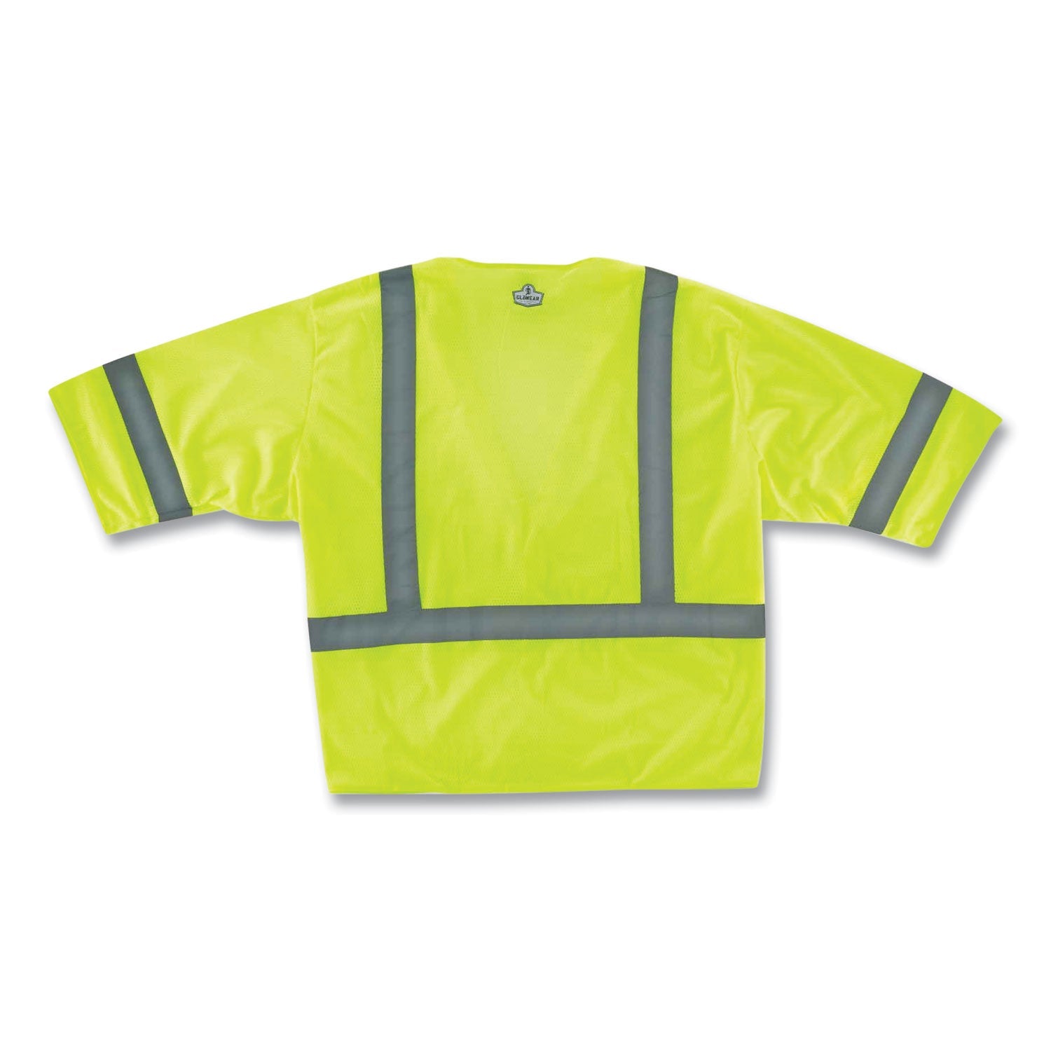 ergodyne® GloWear 8310HL Class 3 Economy Hook and Loop Vest, Polyester, 4X-Large/5X-Large, Lime