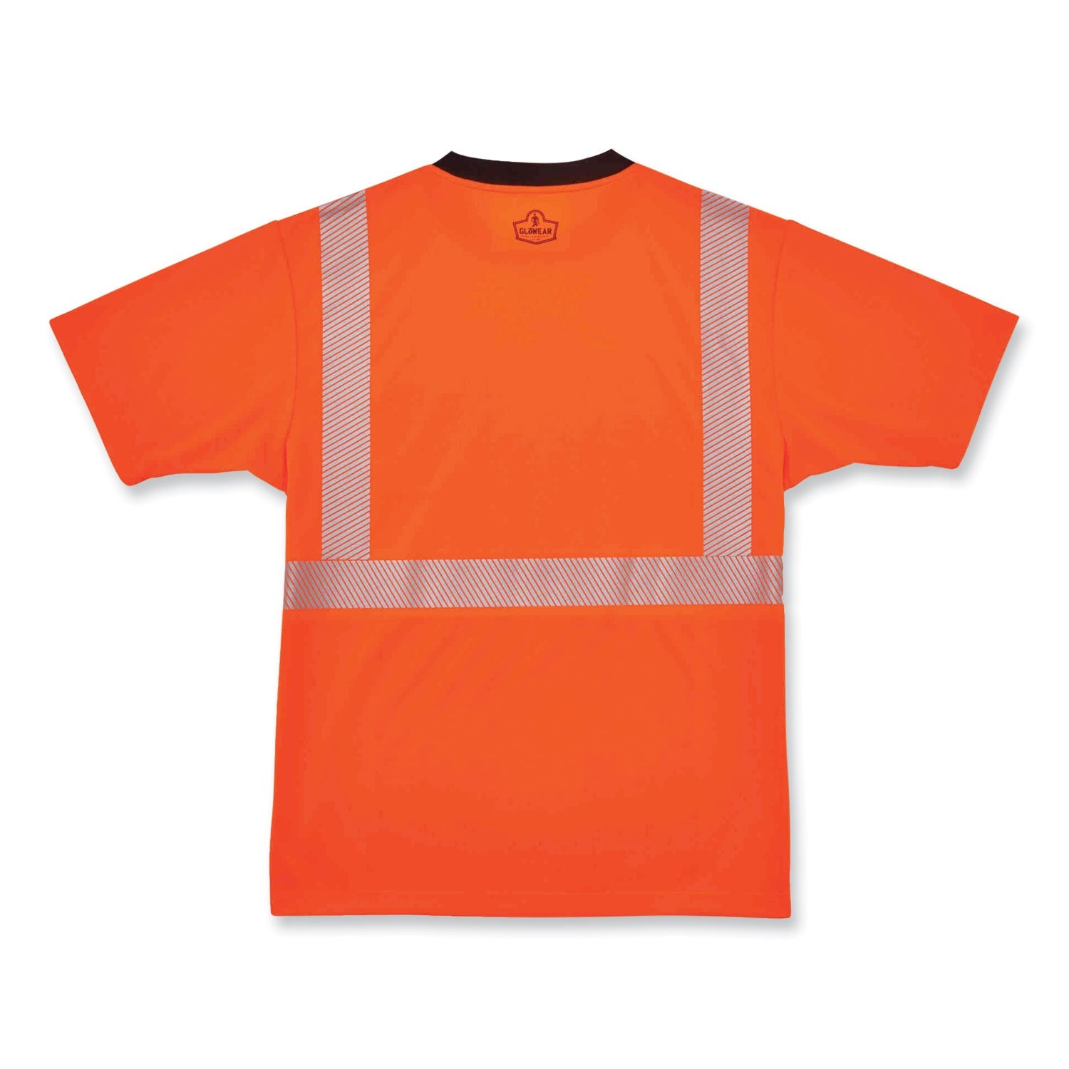 ergodyne® GloWear 8280BK Class 2 Performance T-Shirt with Black Bottom, Polyester, 3X-Large, Orange