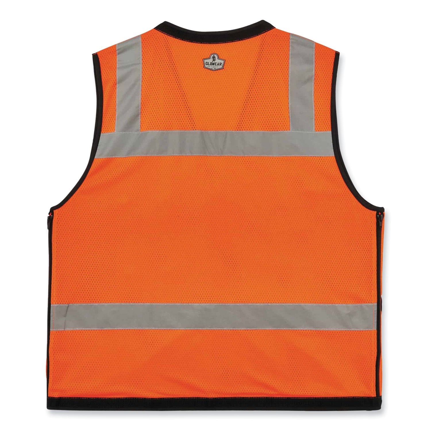 ergodyne® GloWear 8253HDZ Class 2 Heavy-Duty Mesh Surveyors Vest, Polyester, 2X-Large/3X-Large, Orange