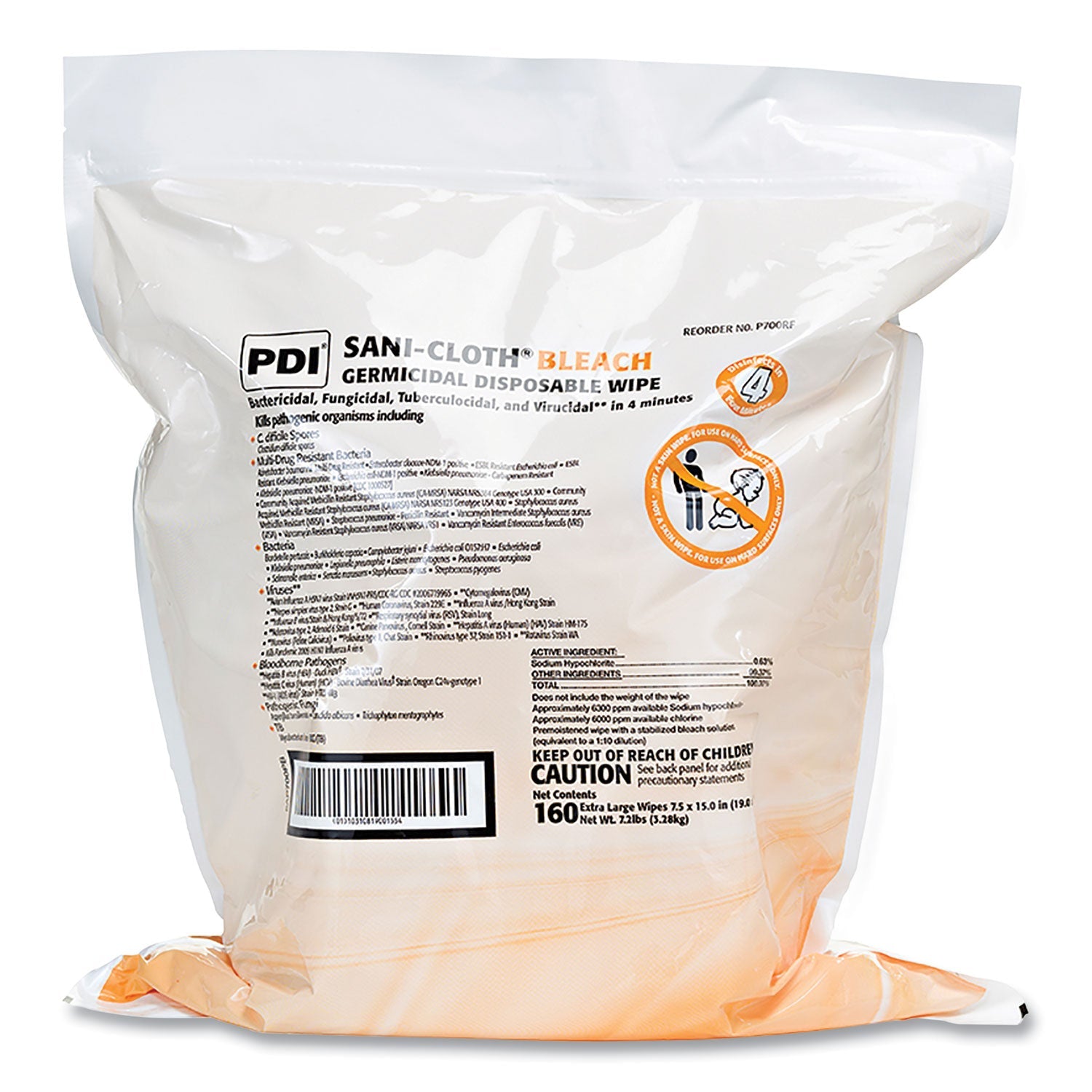 Sani-Cloth Bleach Germicidal Wipes | Refill