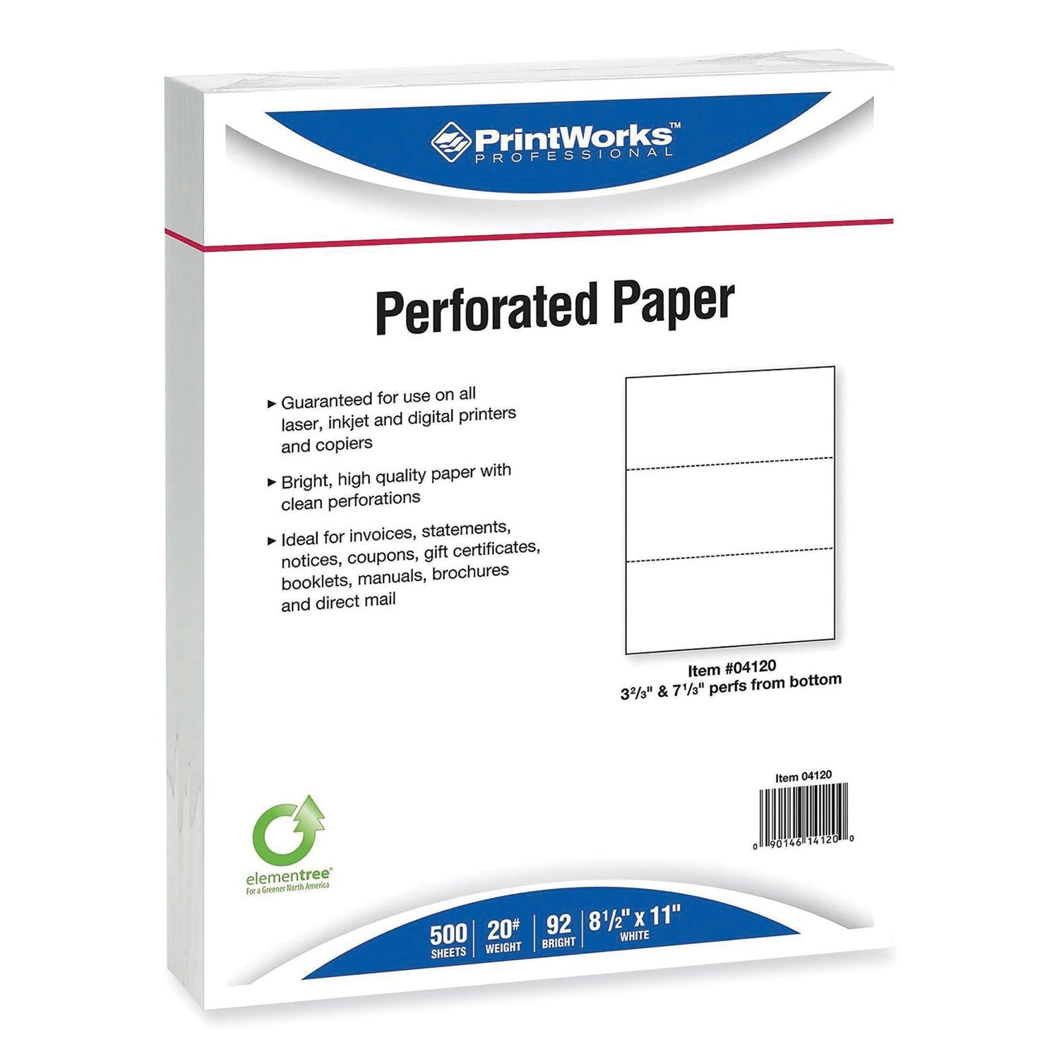 PrintWorks Professional Perforated Paper | 5 Reams