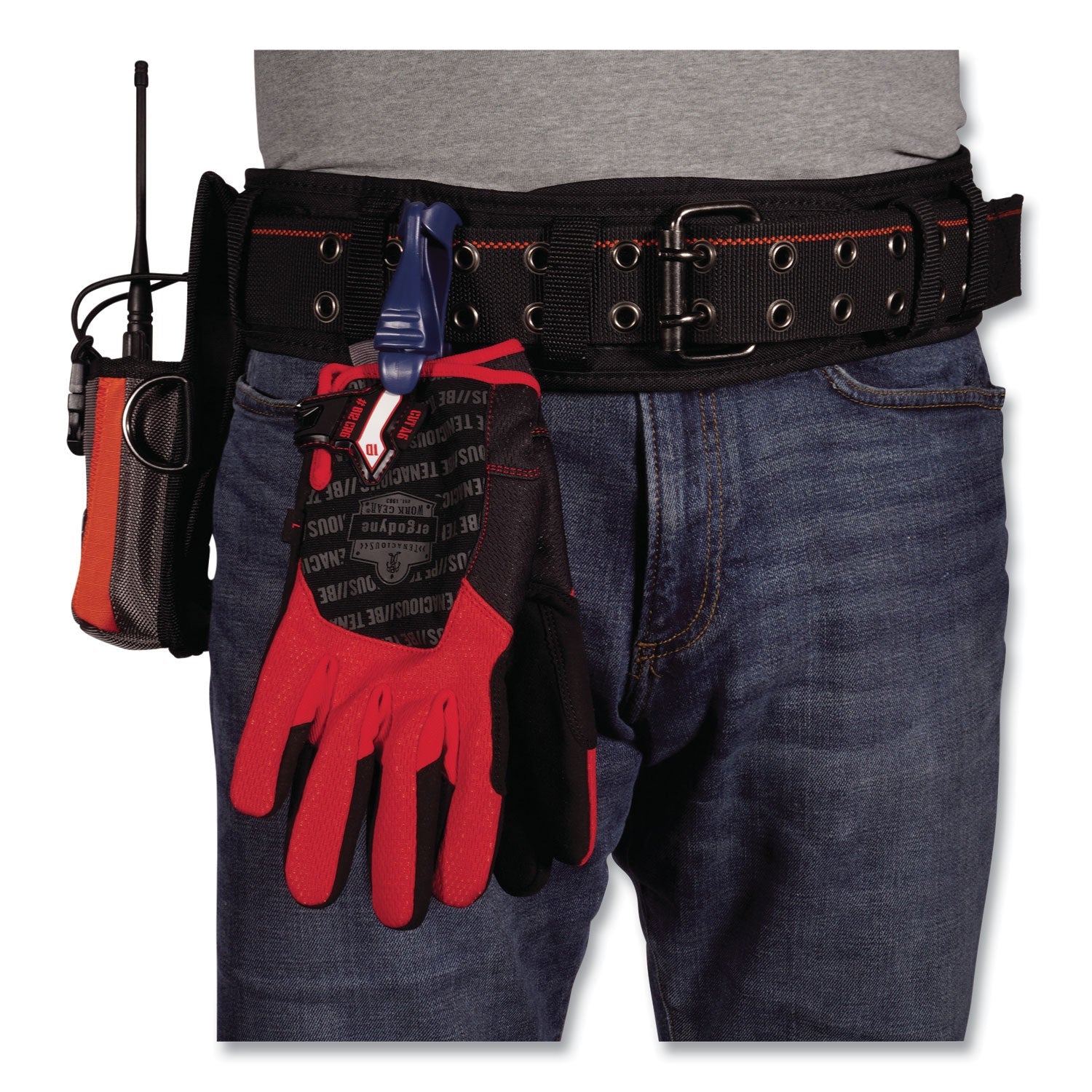 ergodyne® Arsenal 5550 3" Padded Base Layer Tool Belt, Fits Waist 32" to 46", Polyester, Black - Bloom Skins