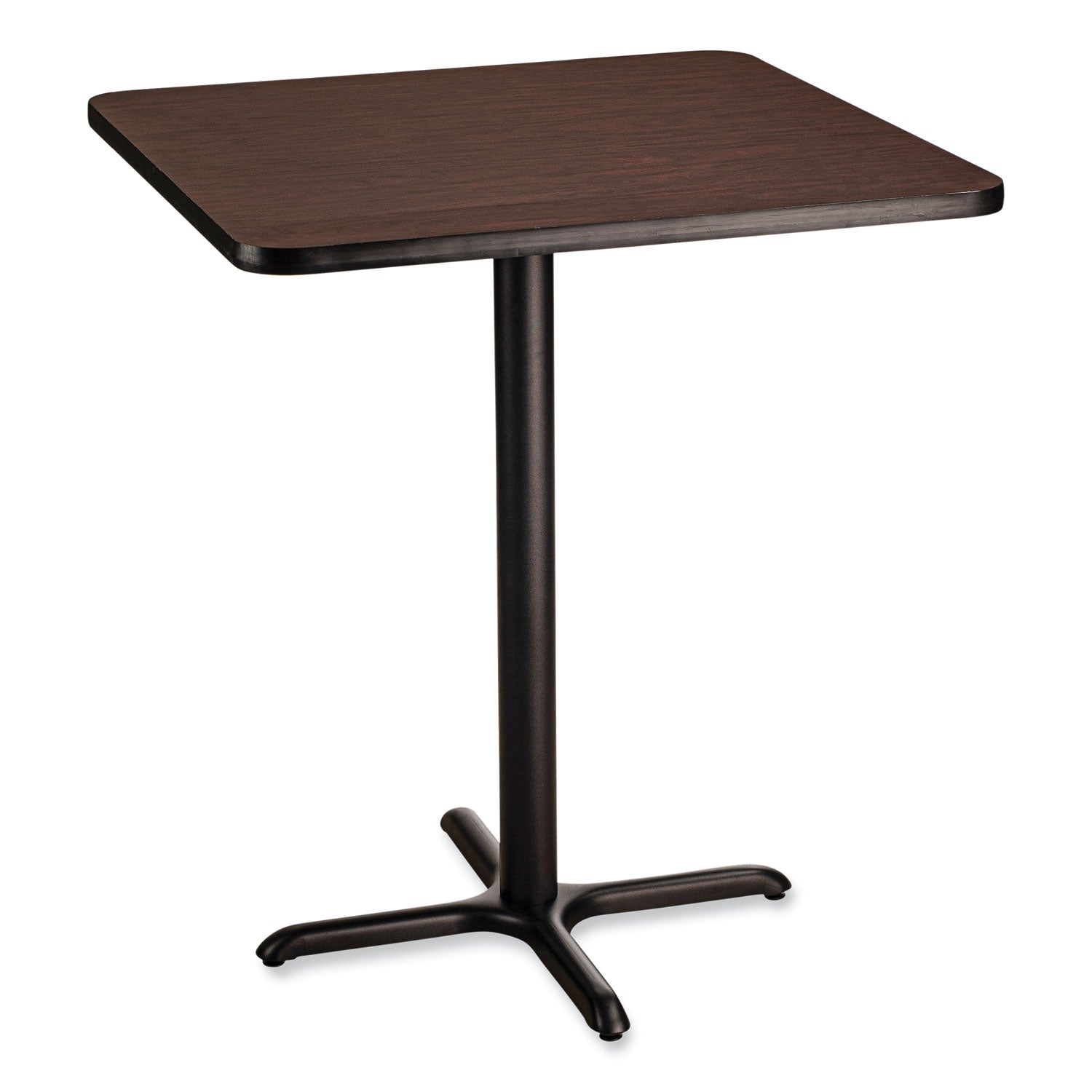 NPS Cafe Table | 36x36 Square, 30"H, Mahogany Top
