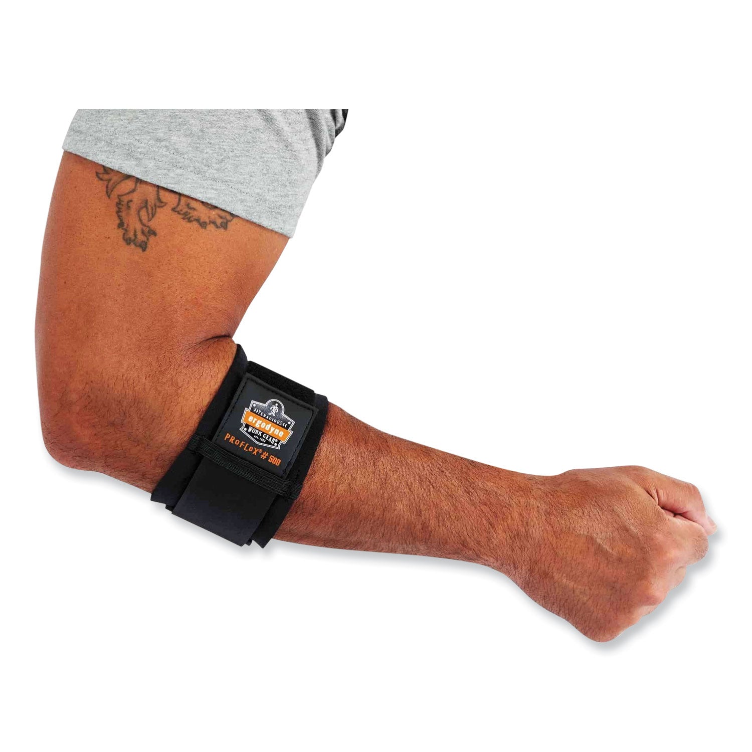 ergodyne® ProFlex 500 Elbow Brace Strap, X-Large, Black