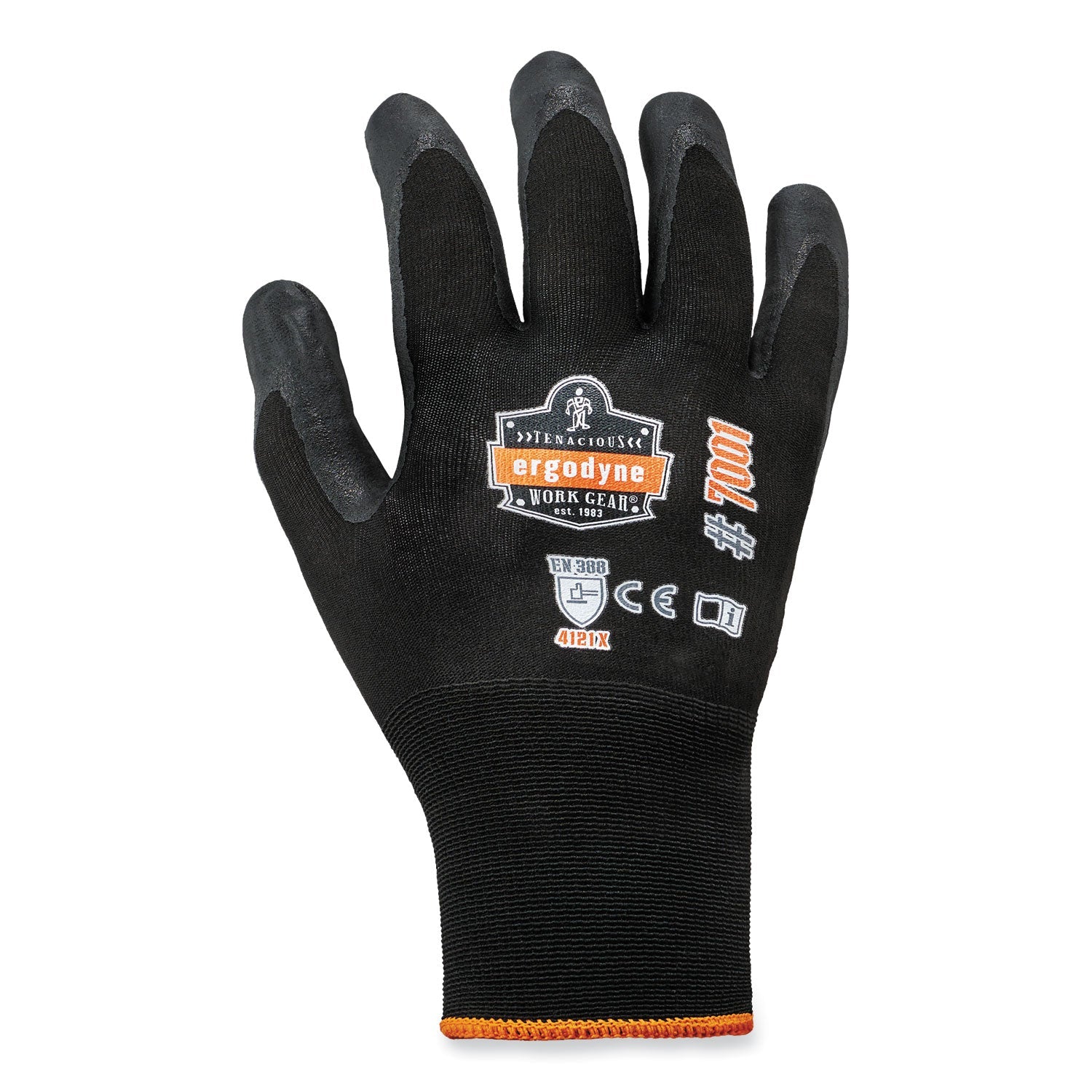 Nitrile-Coated Gloves | ProFlex 7001 Medium Black