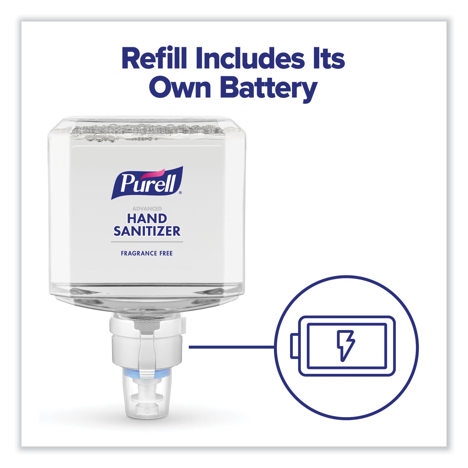 PURELL® Es8 Touch Free Hand Sanitizer Dispenser, 1,200 Ml, 5.25 X 8.56 X 12.13, White