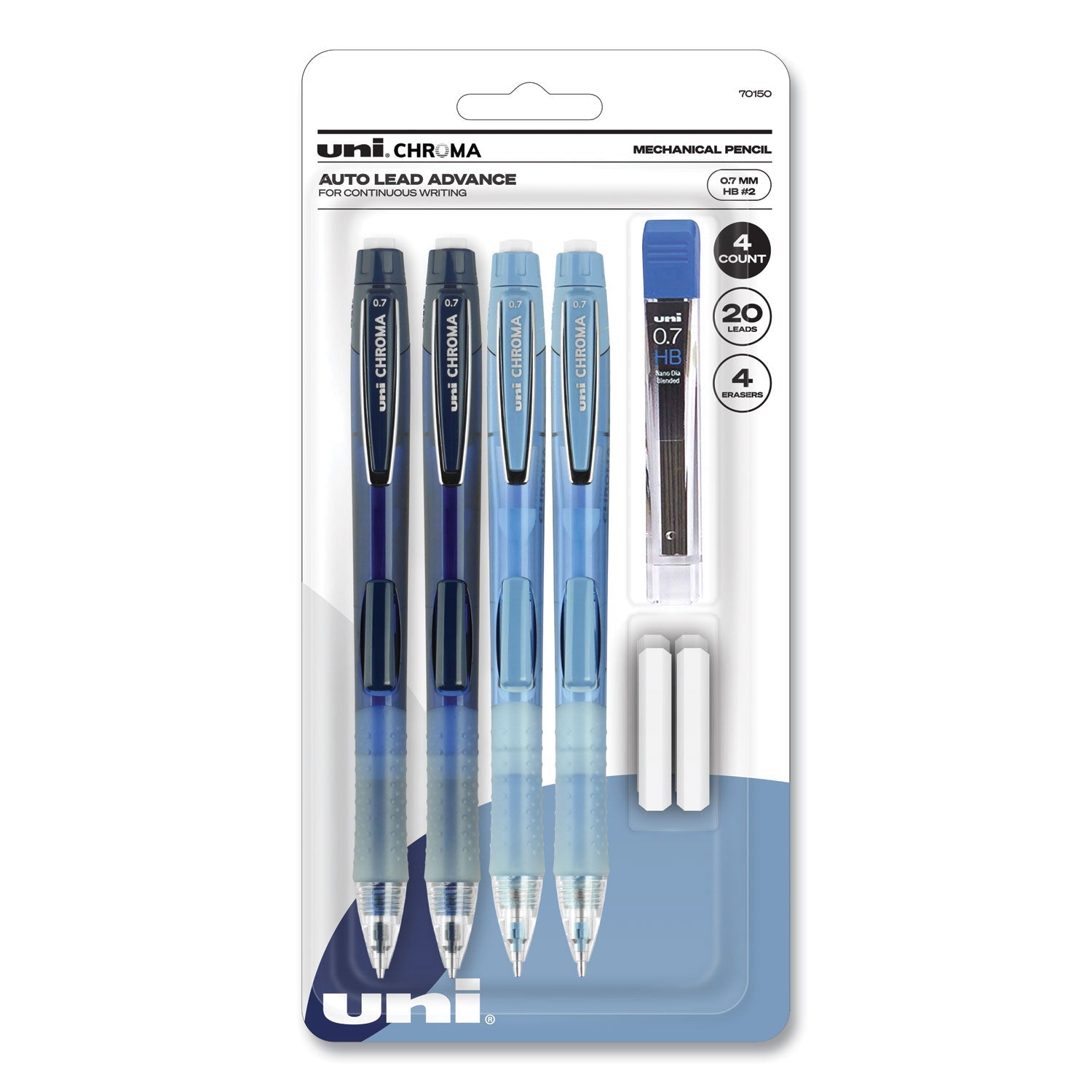 Chroma Mechanical Pencils | 0.7mm, 4/Set, uniball®