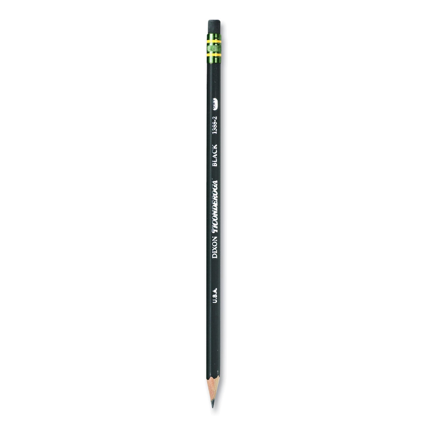 Ticonderoga® #2 Pencils | Black Barrel Dozen